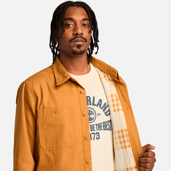 Men's Windham Printed Fleece Lined Shacket