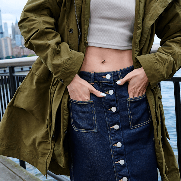 Women's?REFIBRA? Denim?Long Skirt