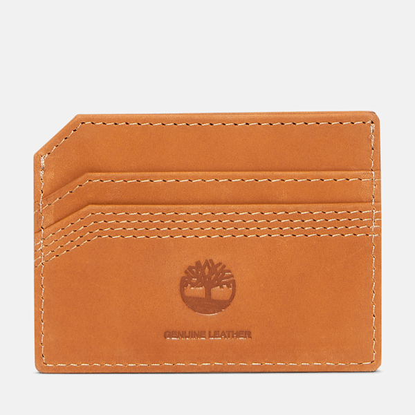 Men's Quad Stitch Nubuck Card Case