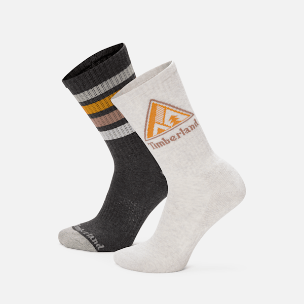 2-Pack Quad Stripe Crew Sock