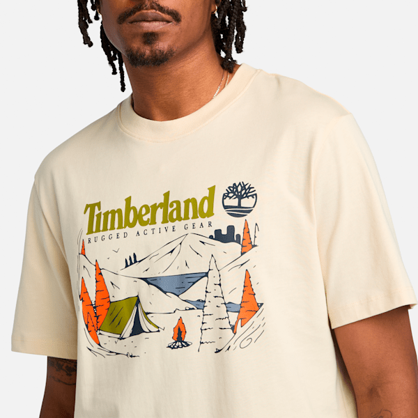 Men's Outdoor Inspired Camping Graphic T-Shirt