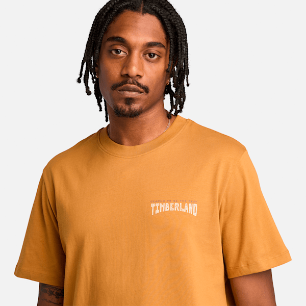 Men's Work Inspired Back Graphic Short Sleeve T-Shirt