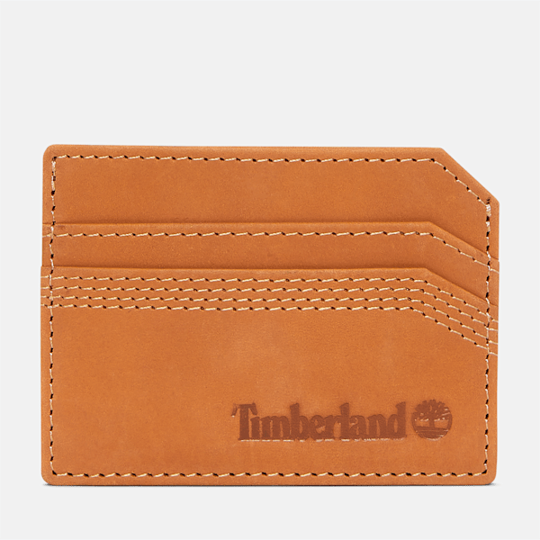 Men's Quad Stitch Nubuck Card Case