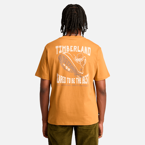 Men's Work Inspired Back Graphic Short Sleeve T-Shirt