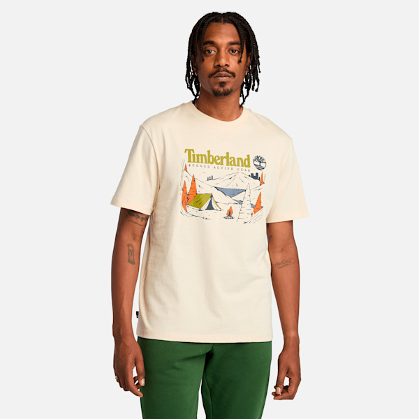 Men's Outdoor Inspired Camping Graphic T-Shirt