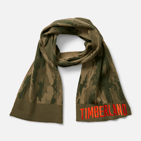 Camo Jacquard Scarf