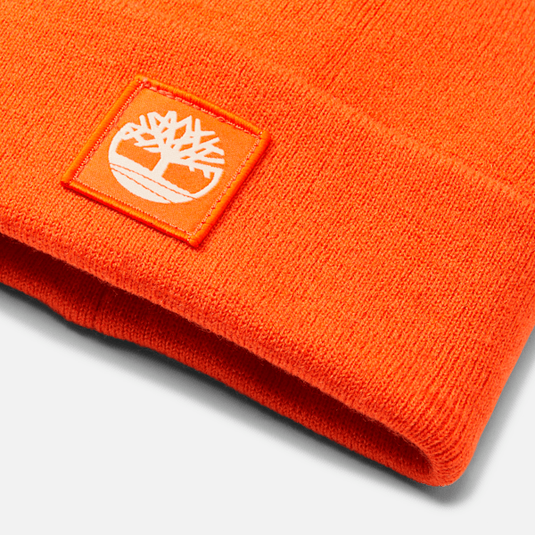 Cuffed Beanie With Tonal Patch