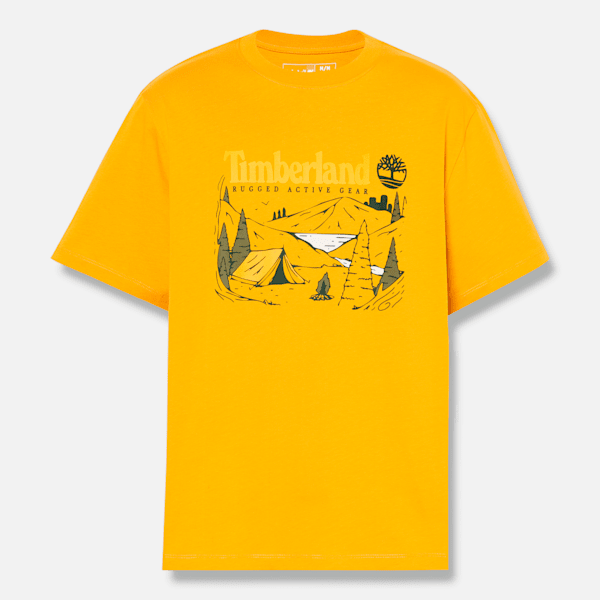 Men's Outdoor Inspired Camping Graphic T-Shirt