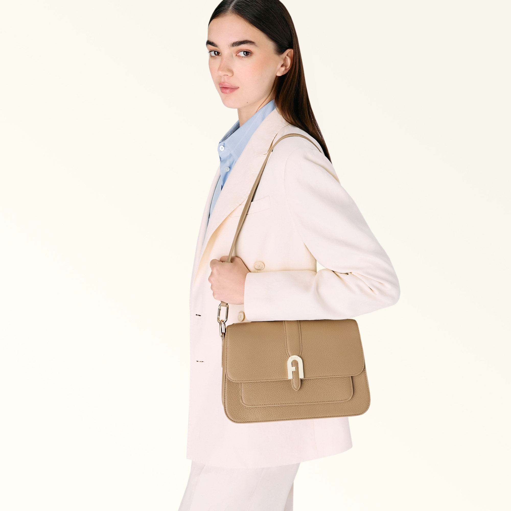 Furla Sofia Grainy Top Handle M