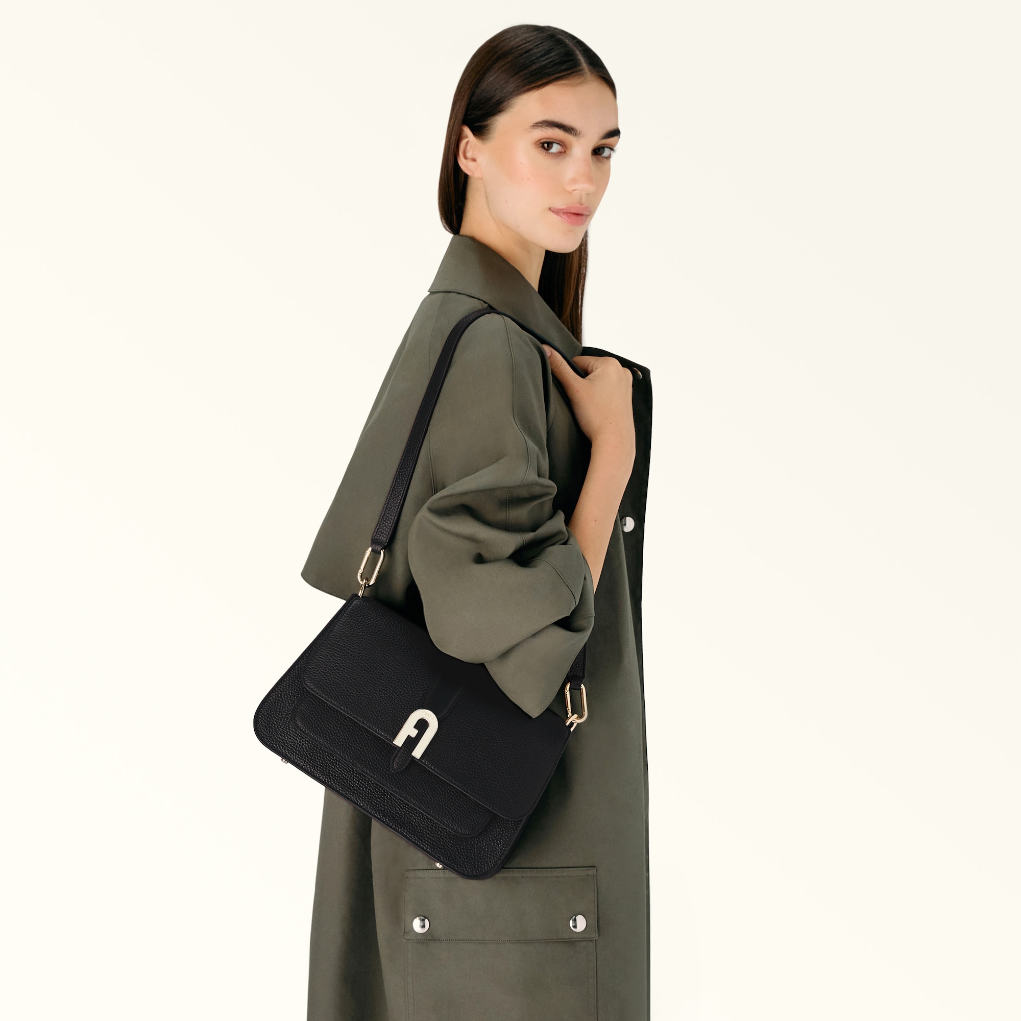 Furla Sofia Grainy Top Handle M