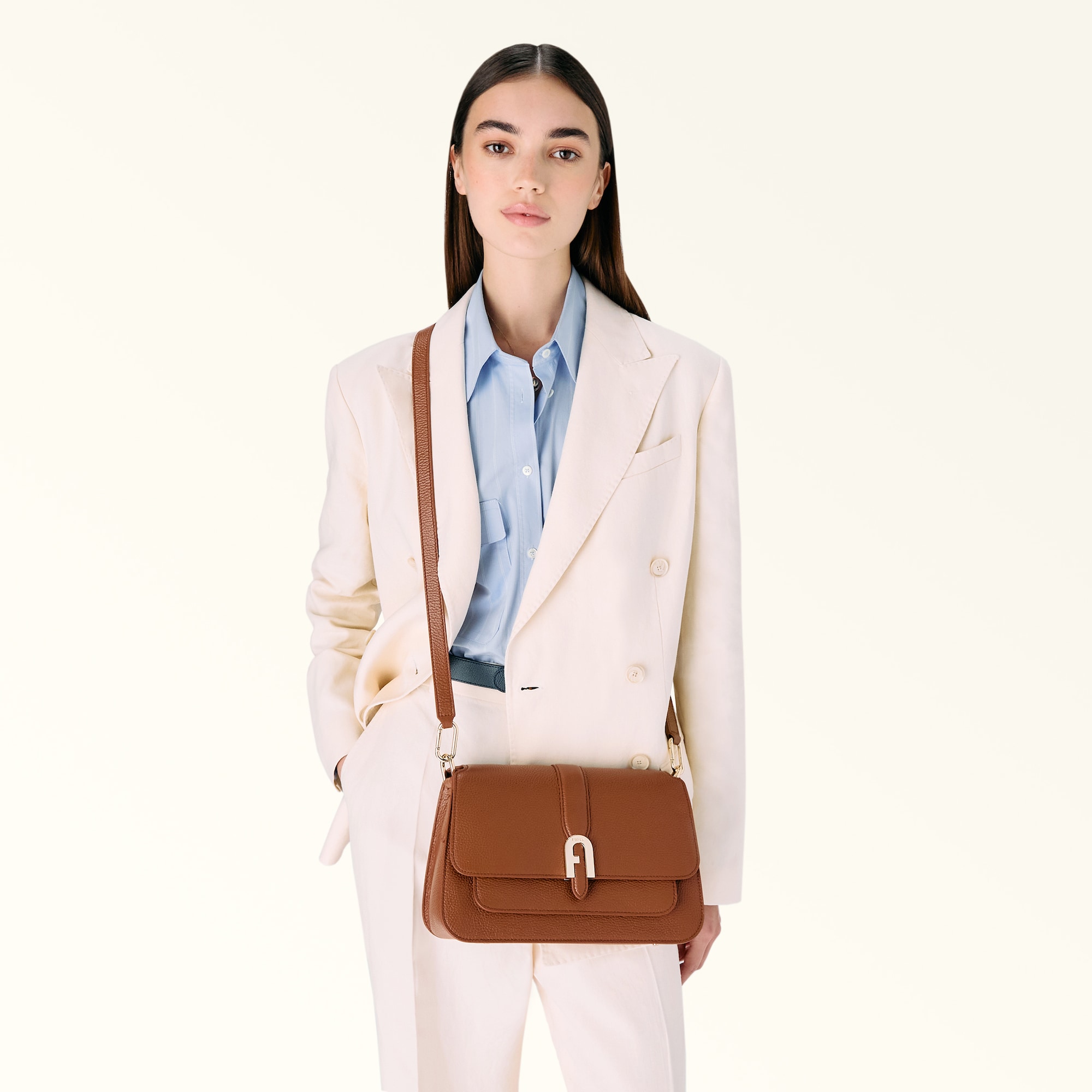 Furla Sofia Grainy Top Handle M