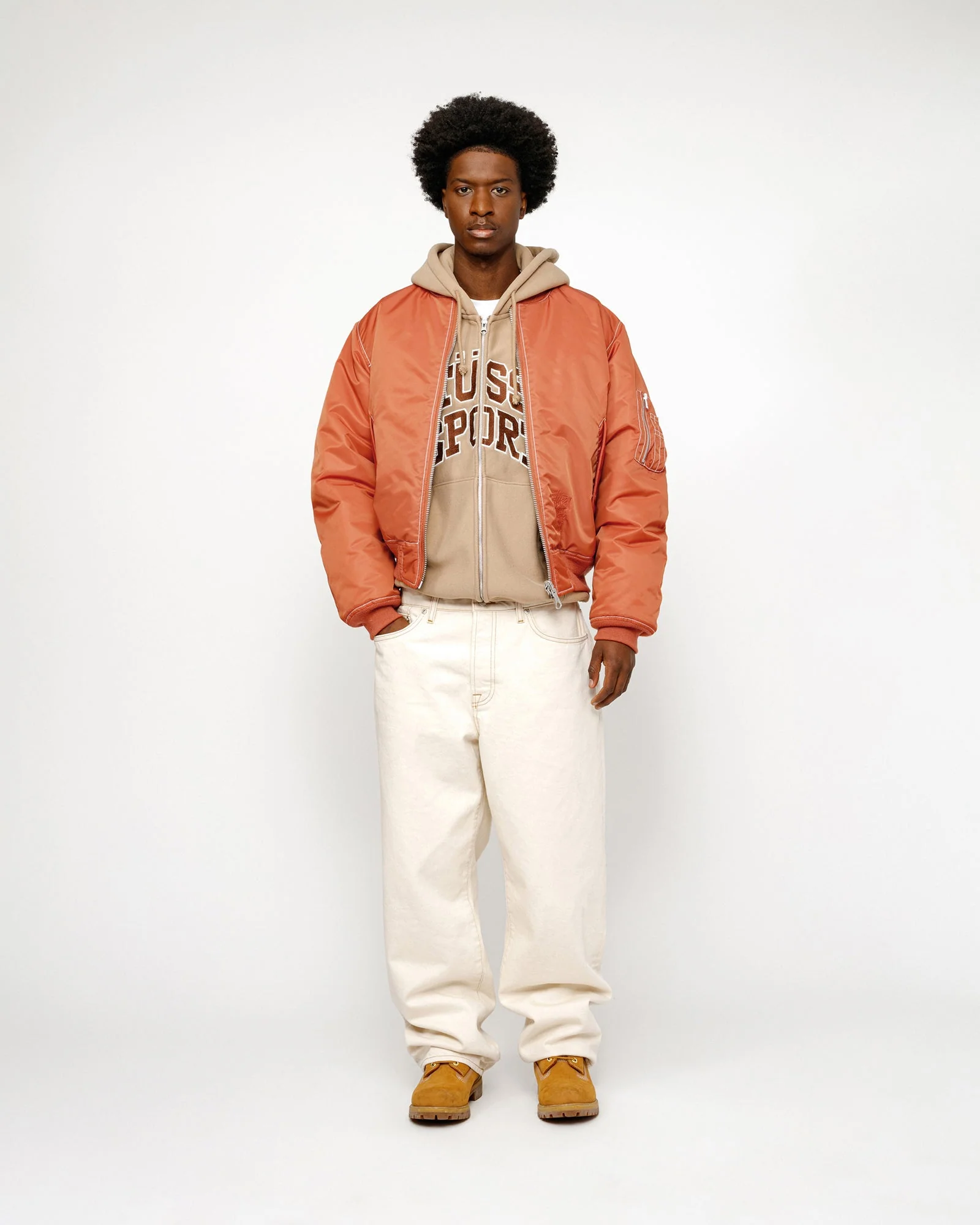 BUILT REVERSIBLE BOMBER JACKET