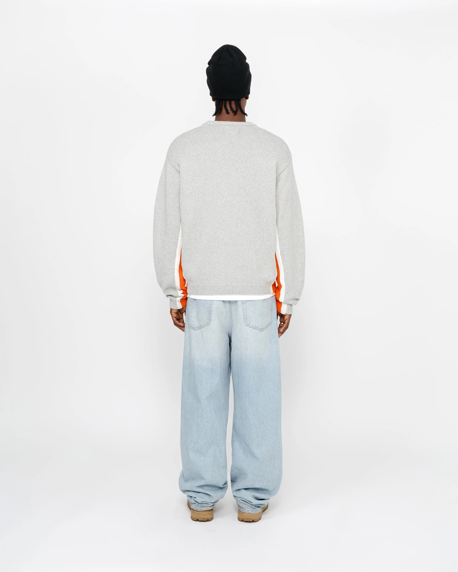 CONTRAST STRIPE CREW