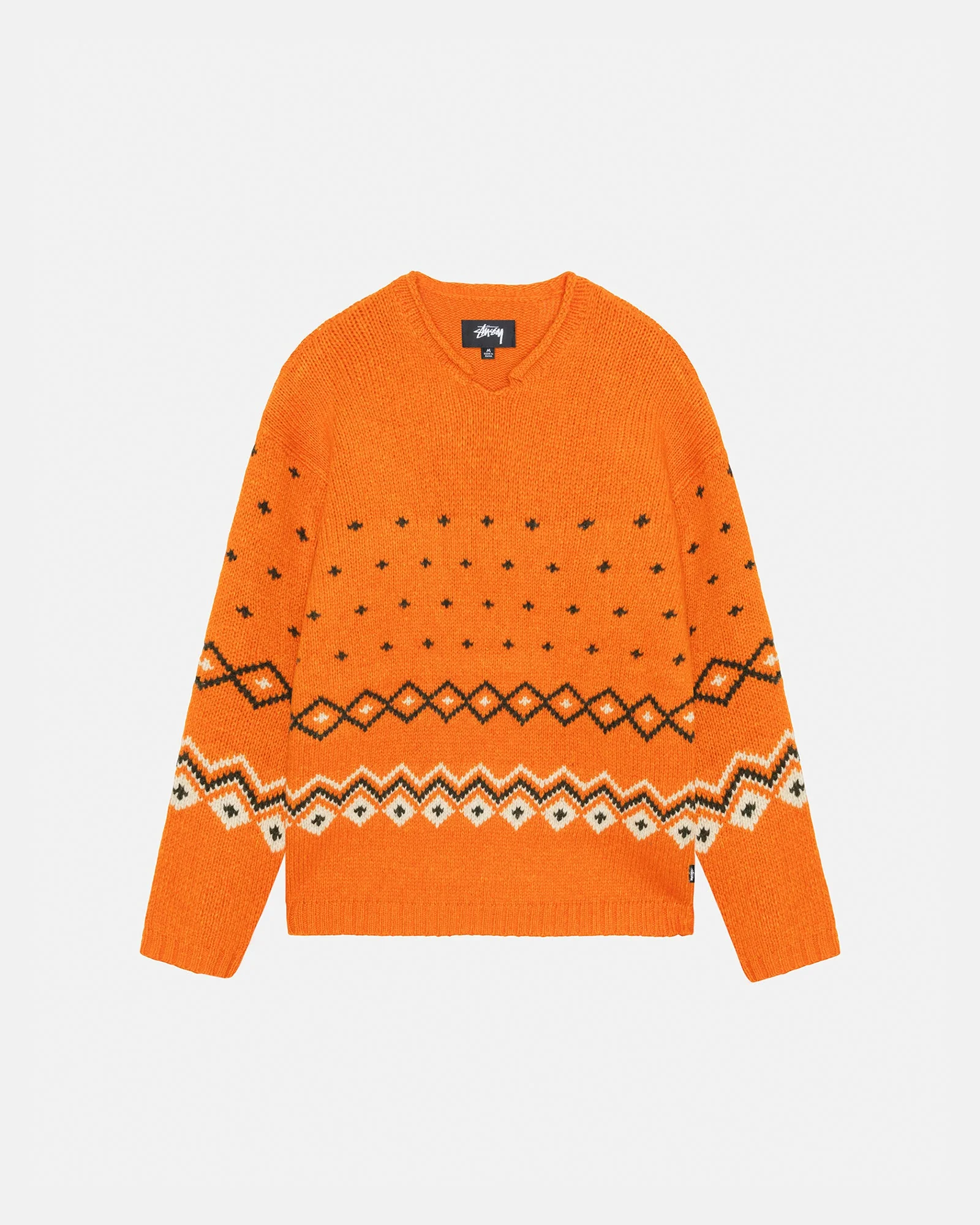 ROLL NECK FAIRISLE SWEATER