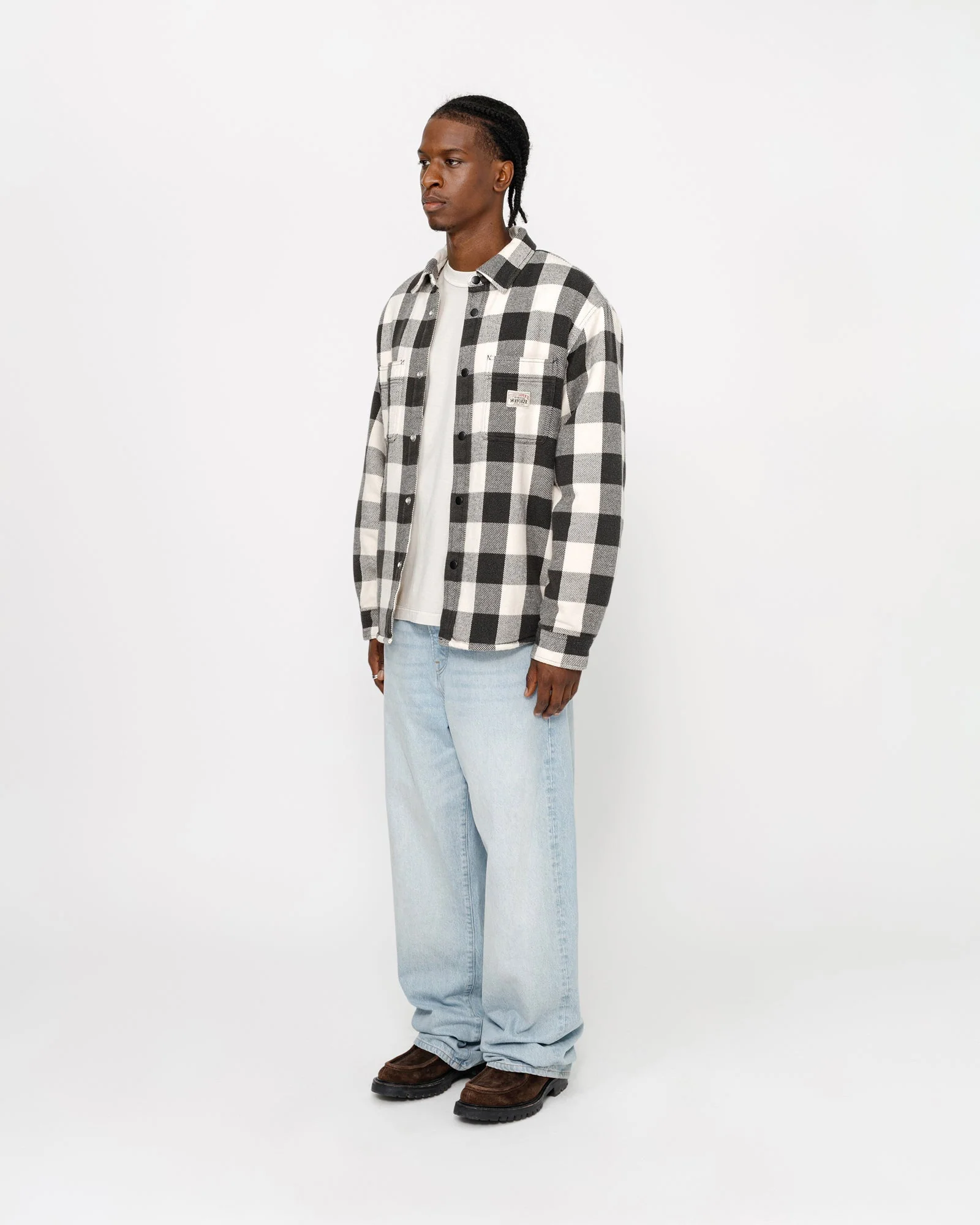 SHERPA LINED BUFFALO PLAID SHIRT