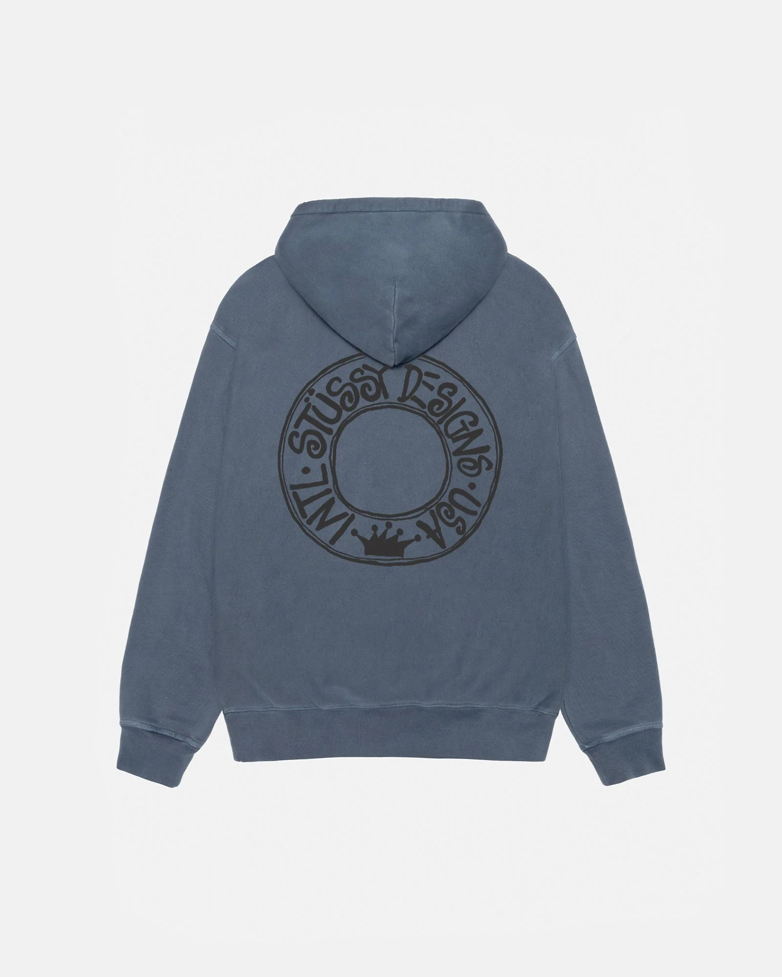 BUANA ZIP HOODIE PIGMENT DYED