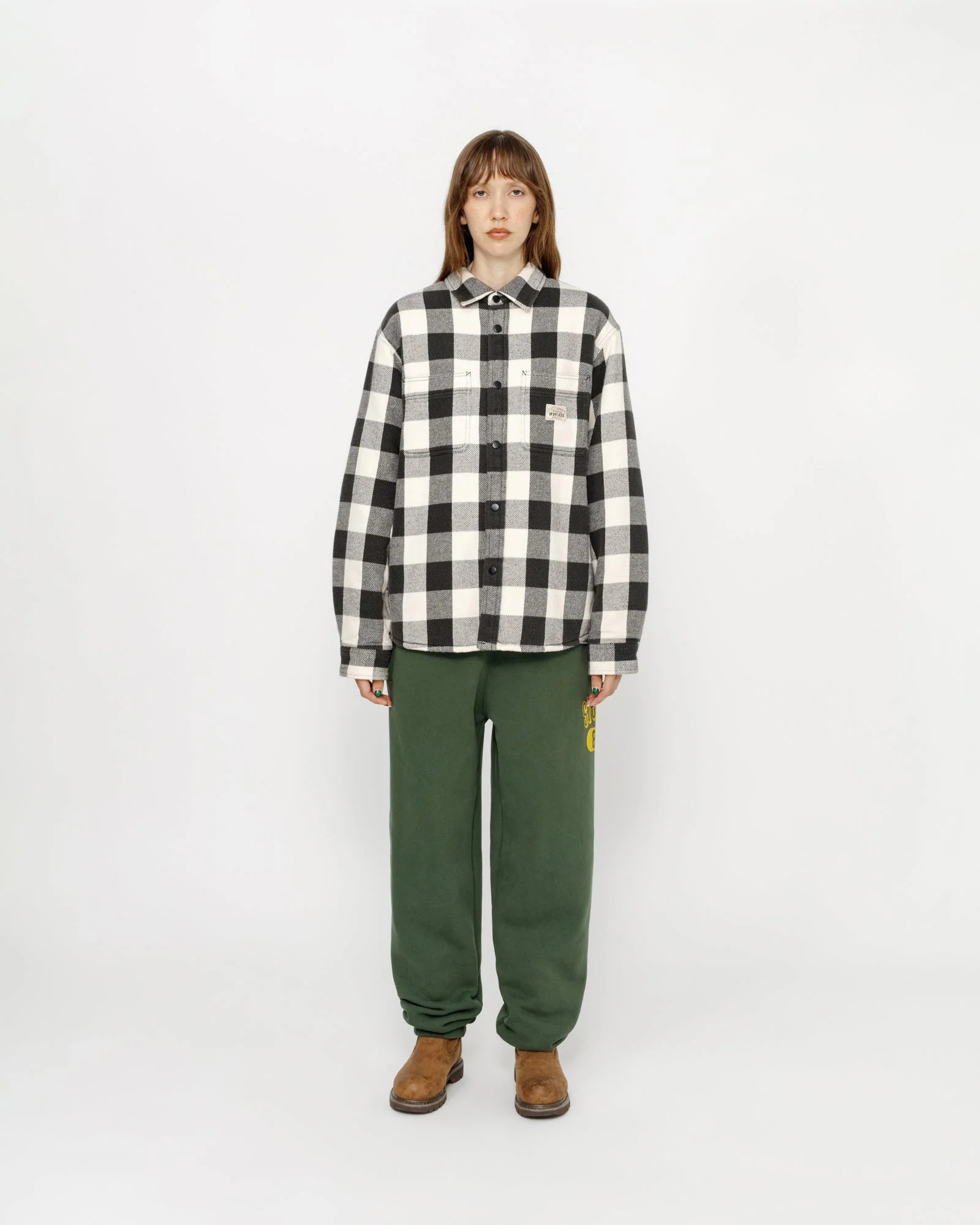 SHERPA LINED BUFFALO PLAID SHIRT