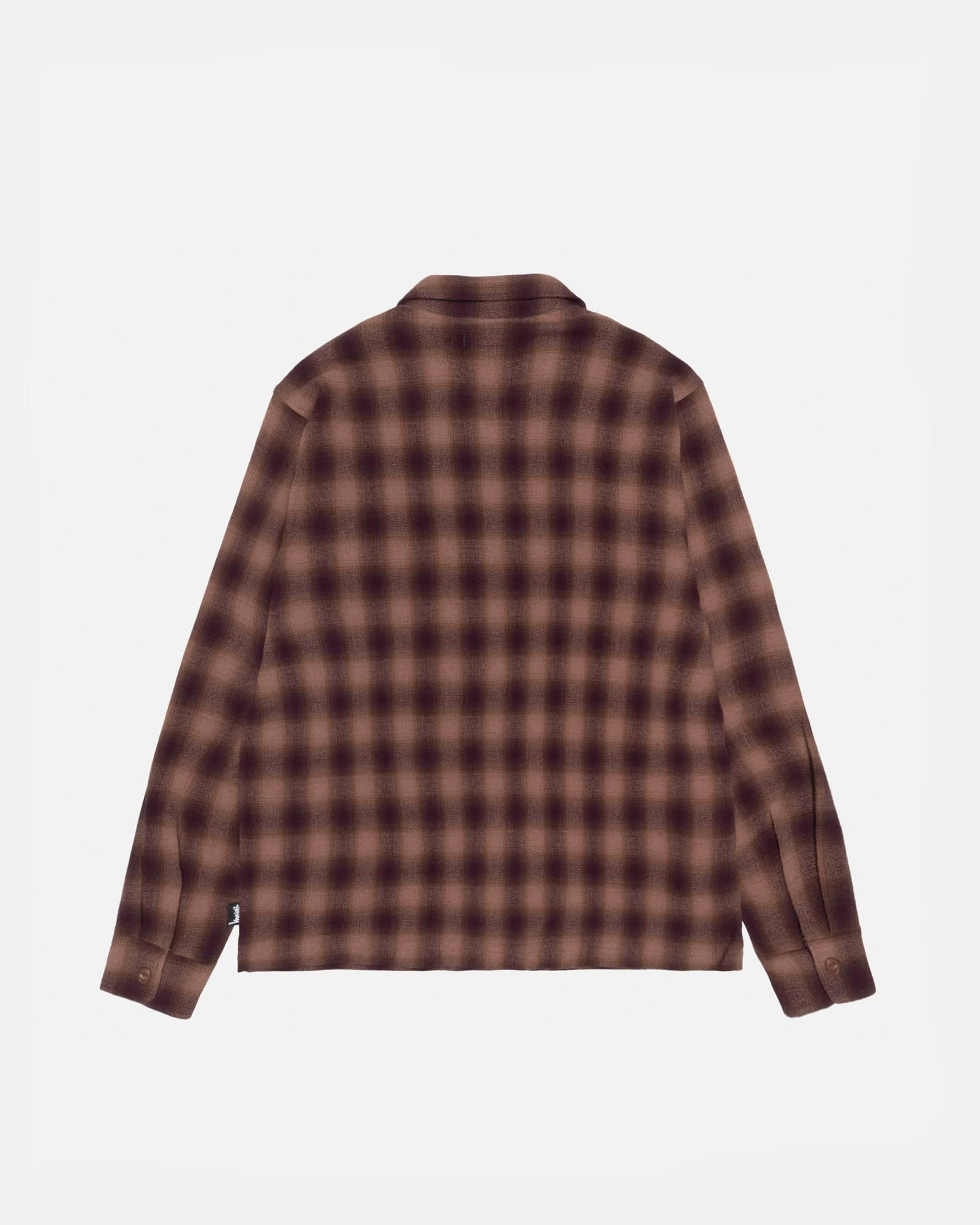 ZIP SHIRT TWISTED YARN PLAID