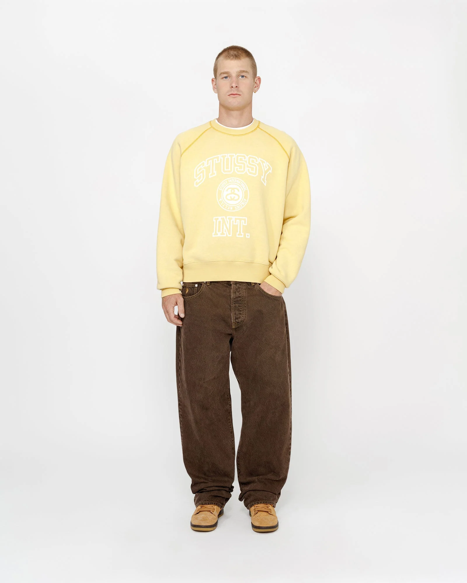OVERLOCK VARSITY RAGLAN CREW