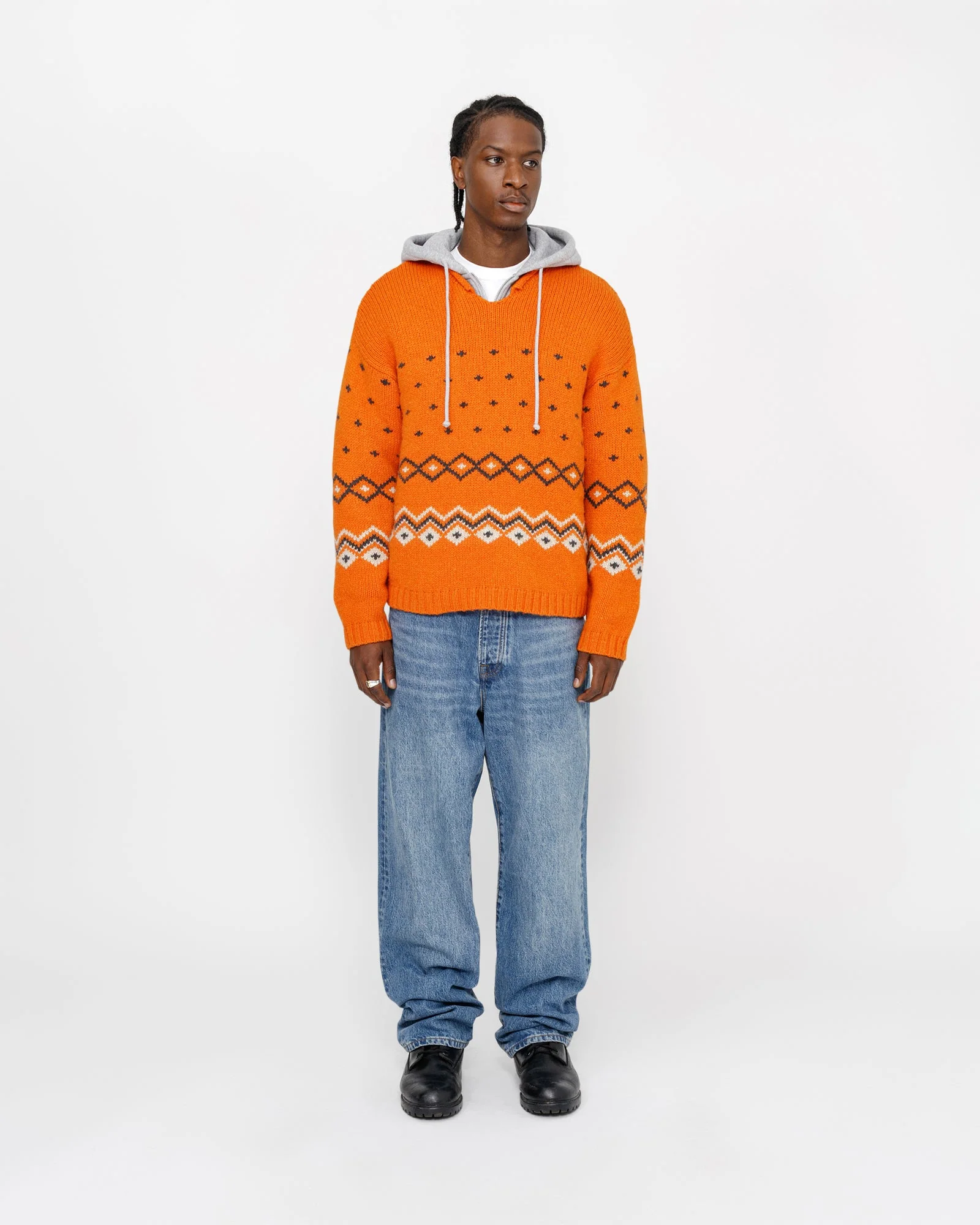 ROLL NECK FAIRISLE SWEATER