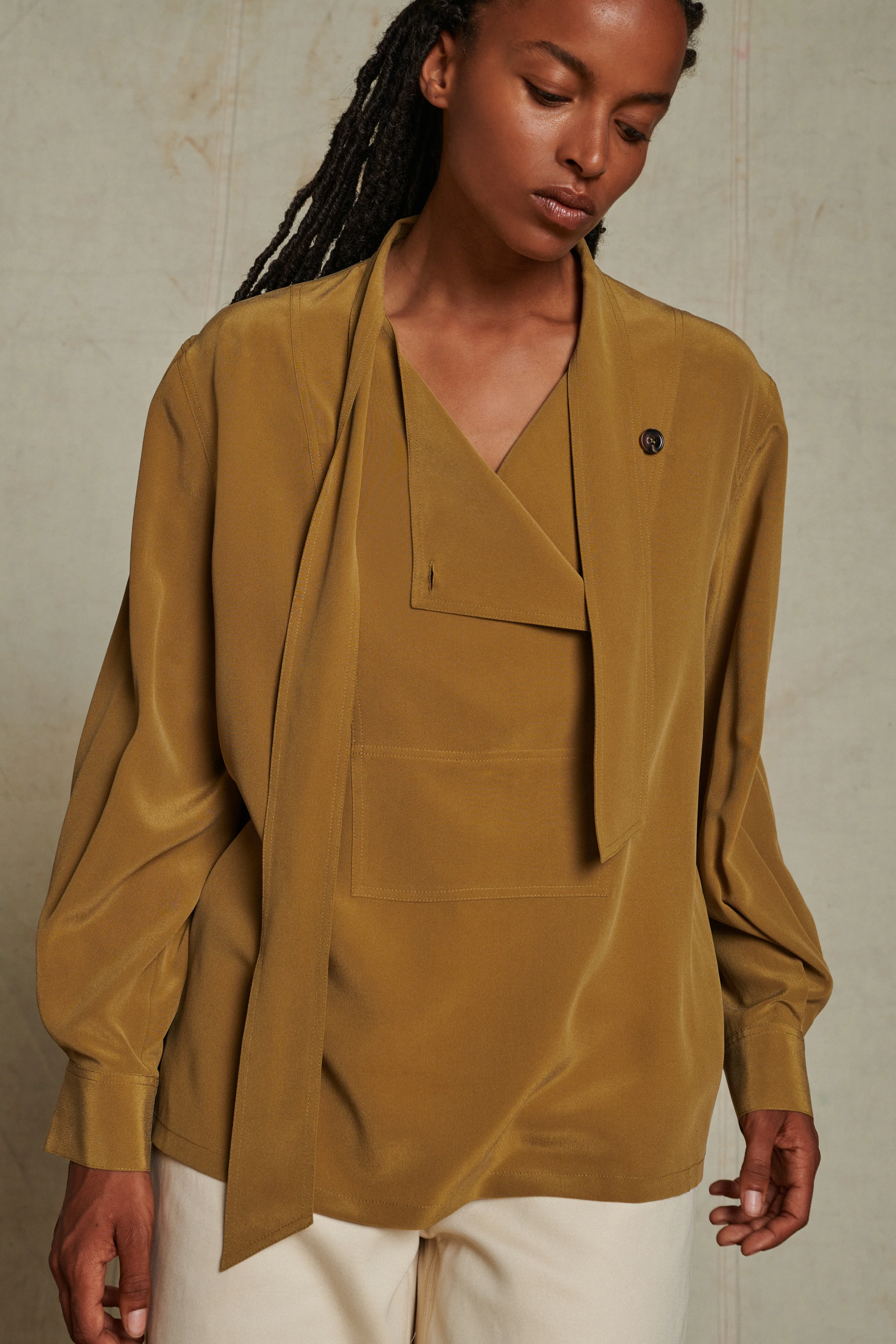 ARCHIPEL BRONZE BLOUSE