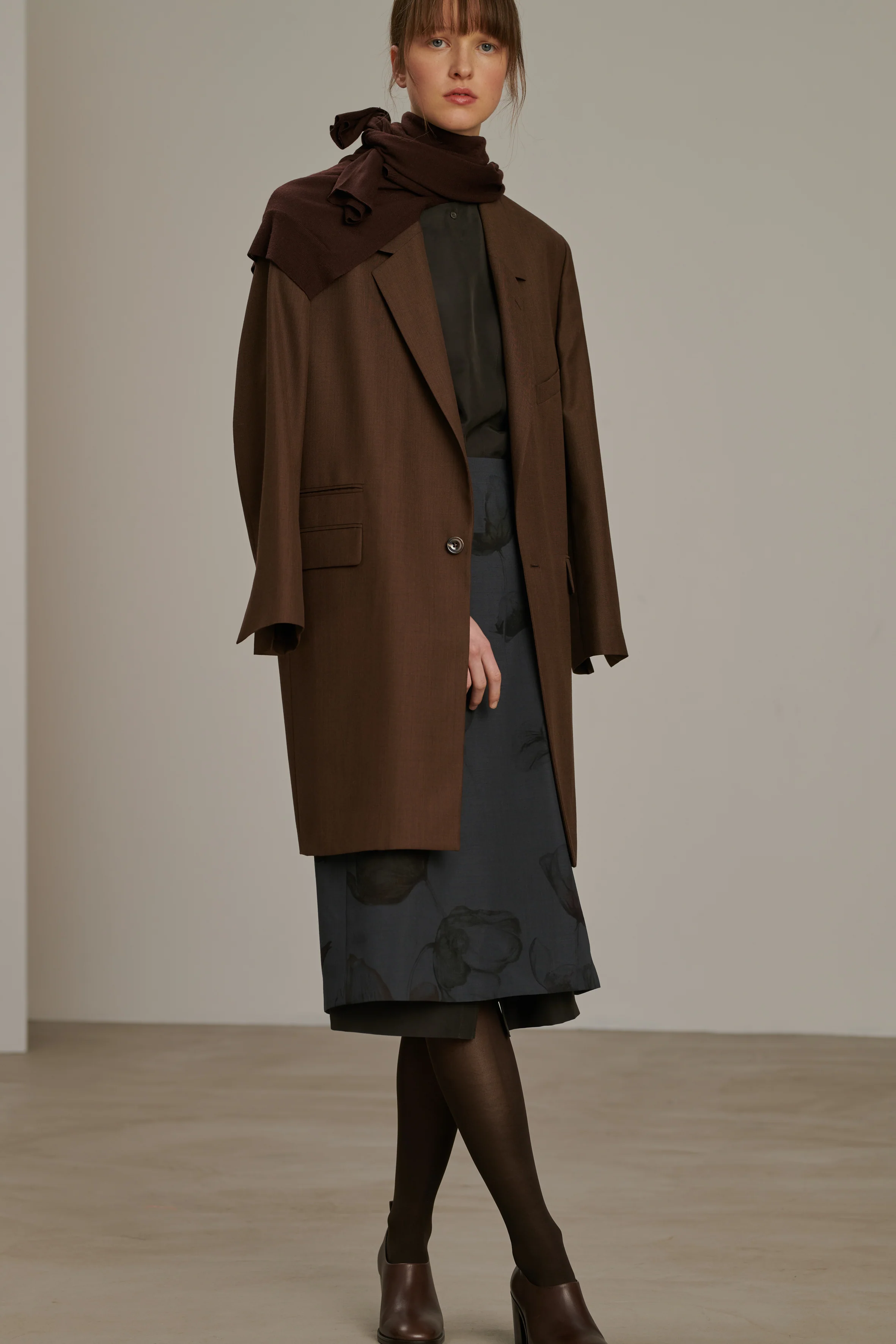 ALCESTE BROWN COAT