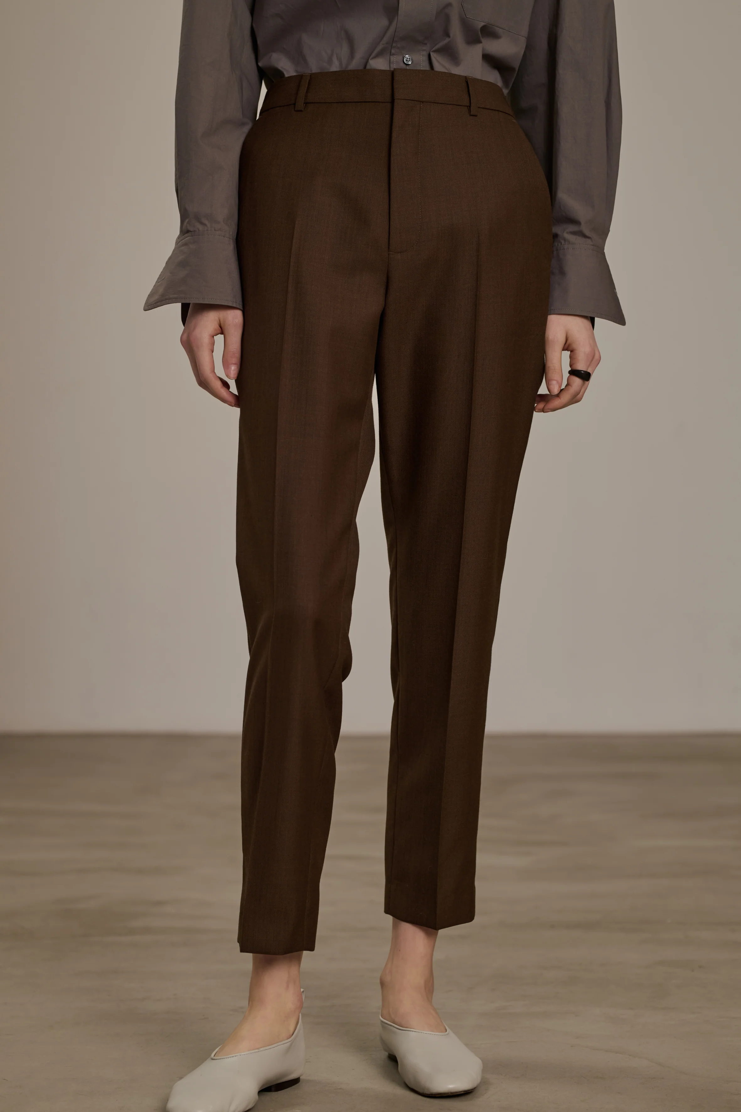 ADELEBIS BROWN TROUSERS