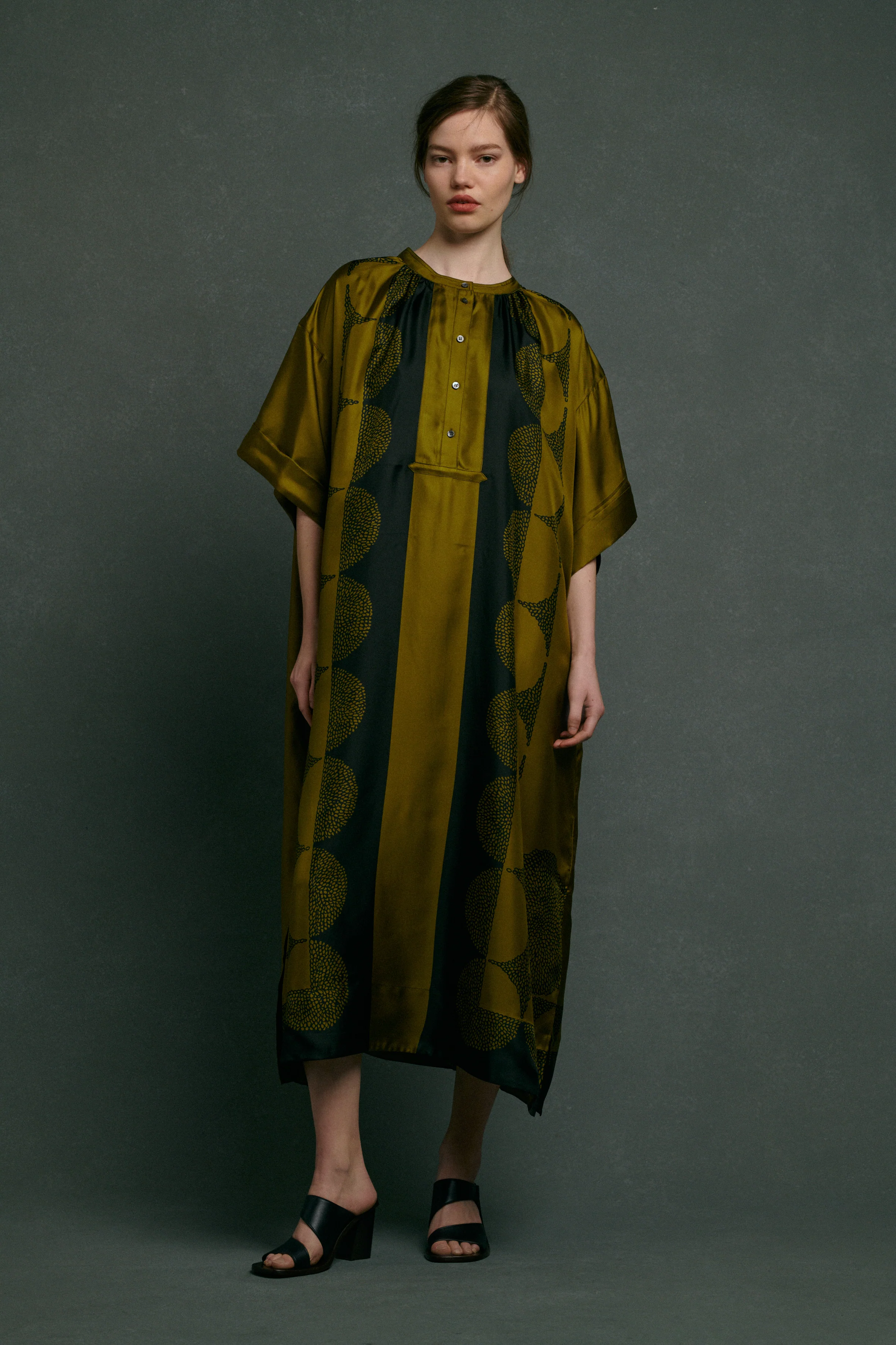 ATHENA KHAKI DRESS