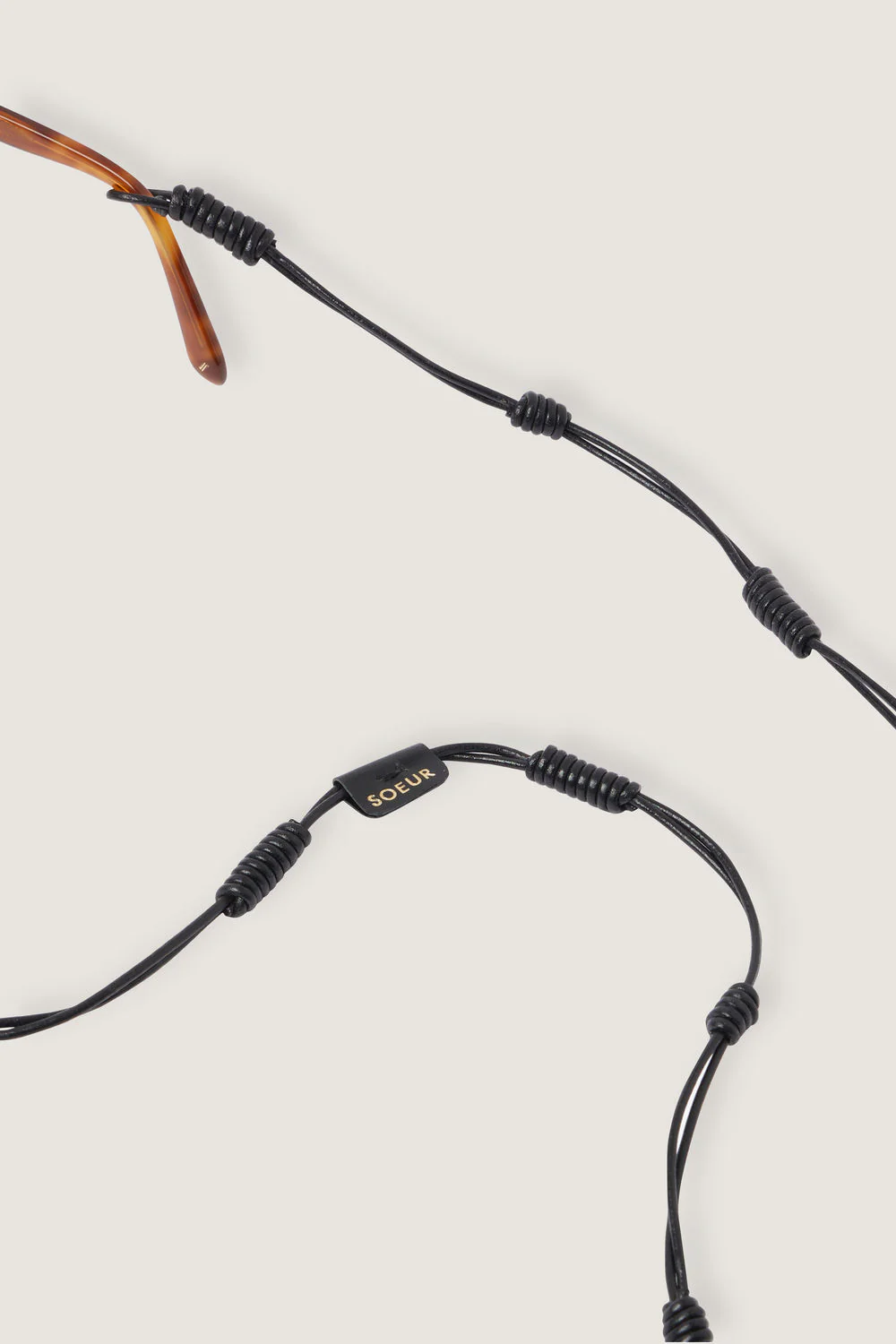 ARNALDO BLACK GLASSES CORD