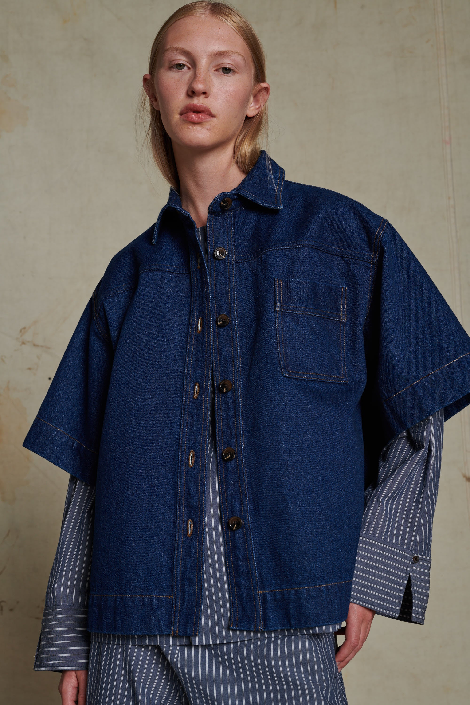 ANTOINETTE BLUE SHIRT