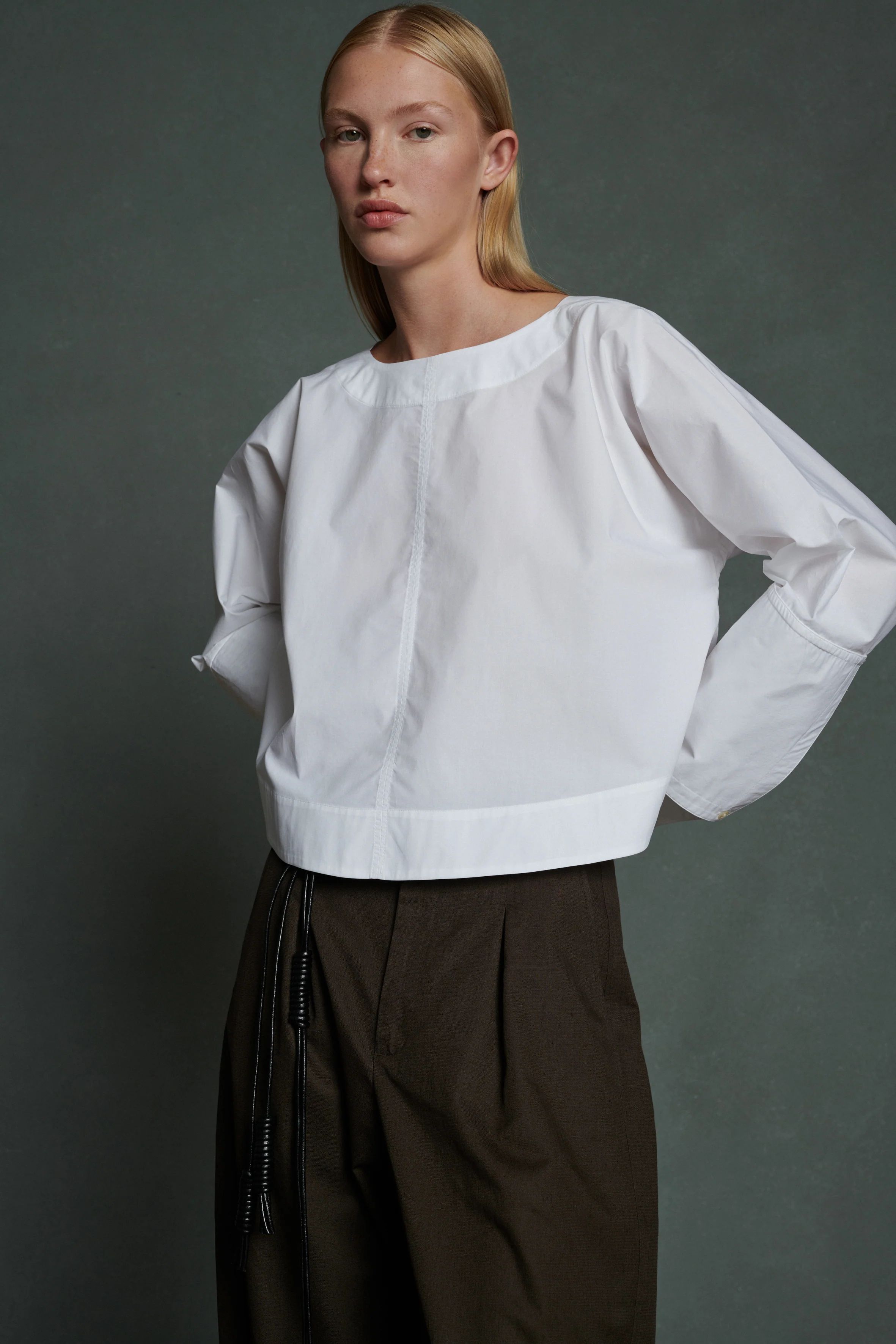 ARMANDE WHITE BLOUSE