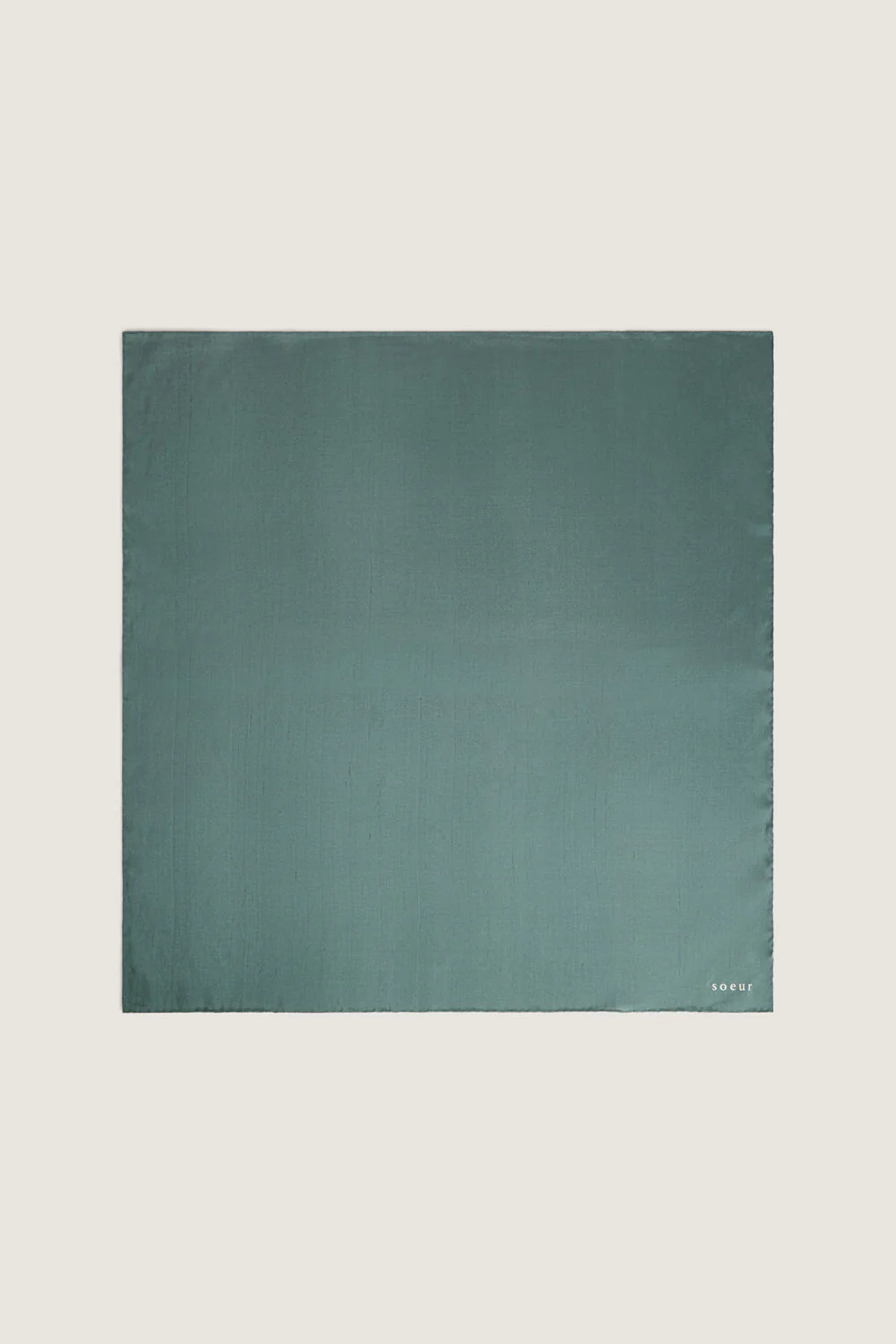 SQUARE GREEN SCARF