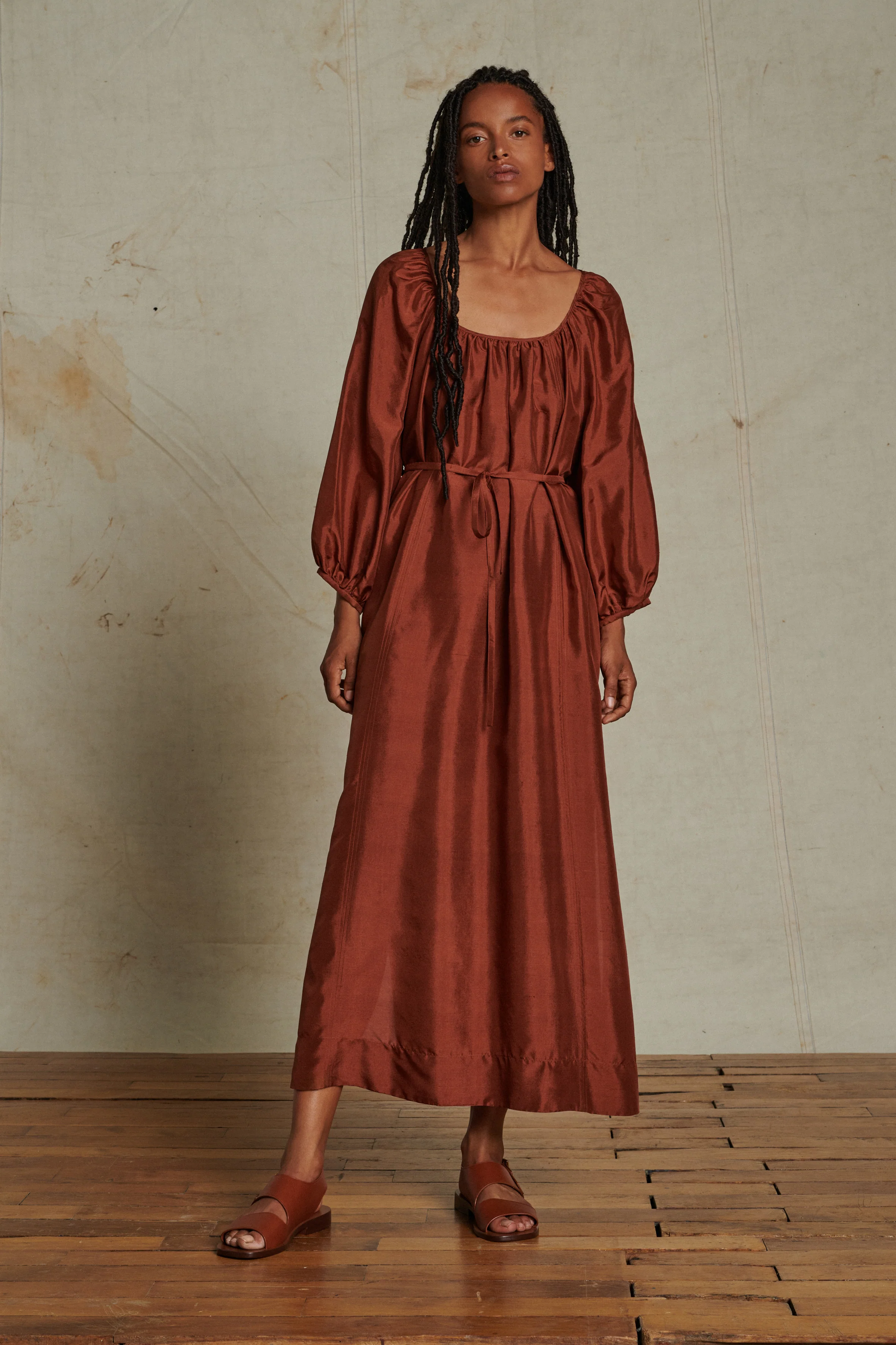 ADRIANA BROWN DRESS