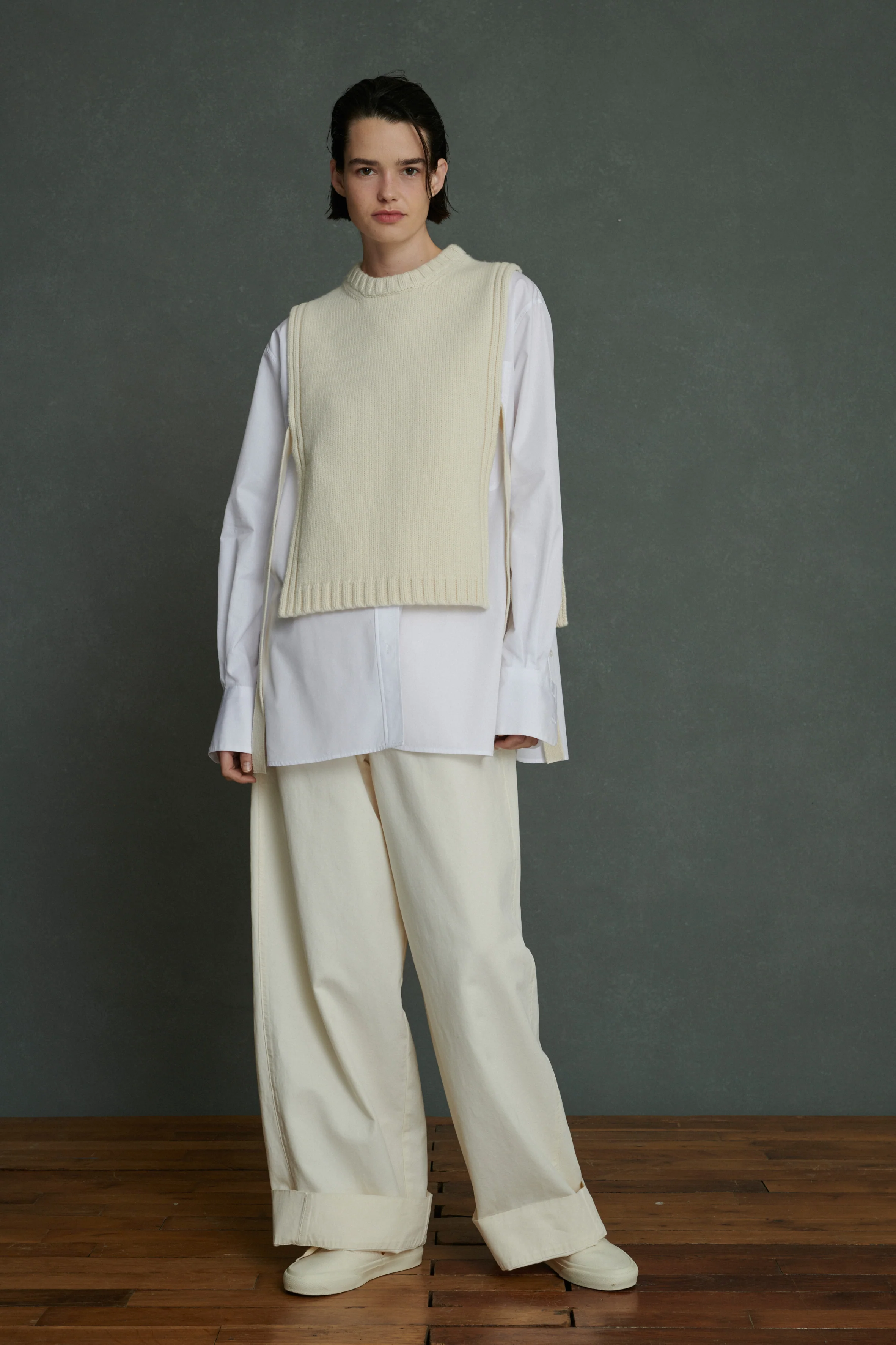 UZEL OFF-WHITE PULLOVER