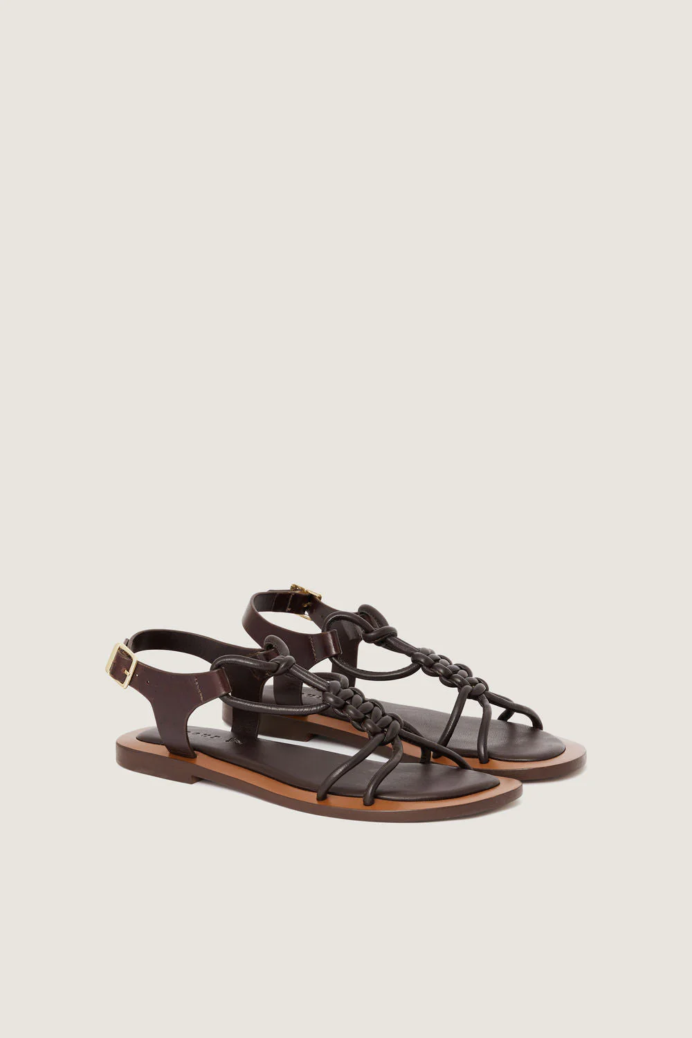 TINY BROWN SANDALS