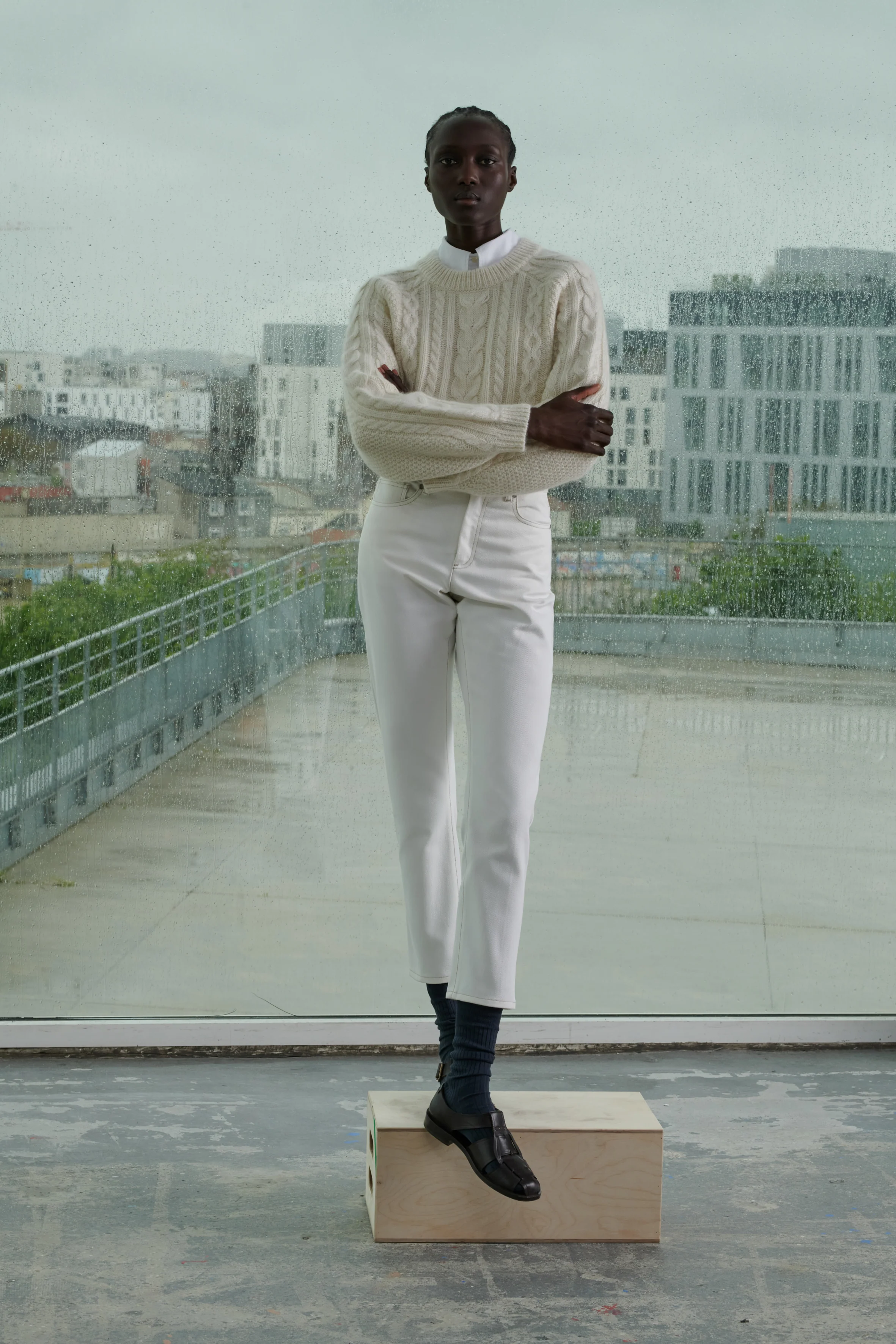 BARNEY WHITE JEANS