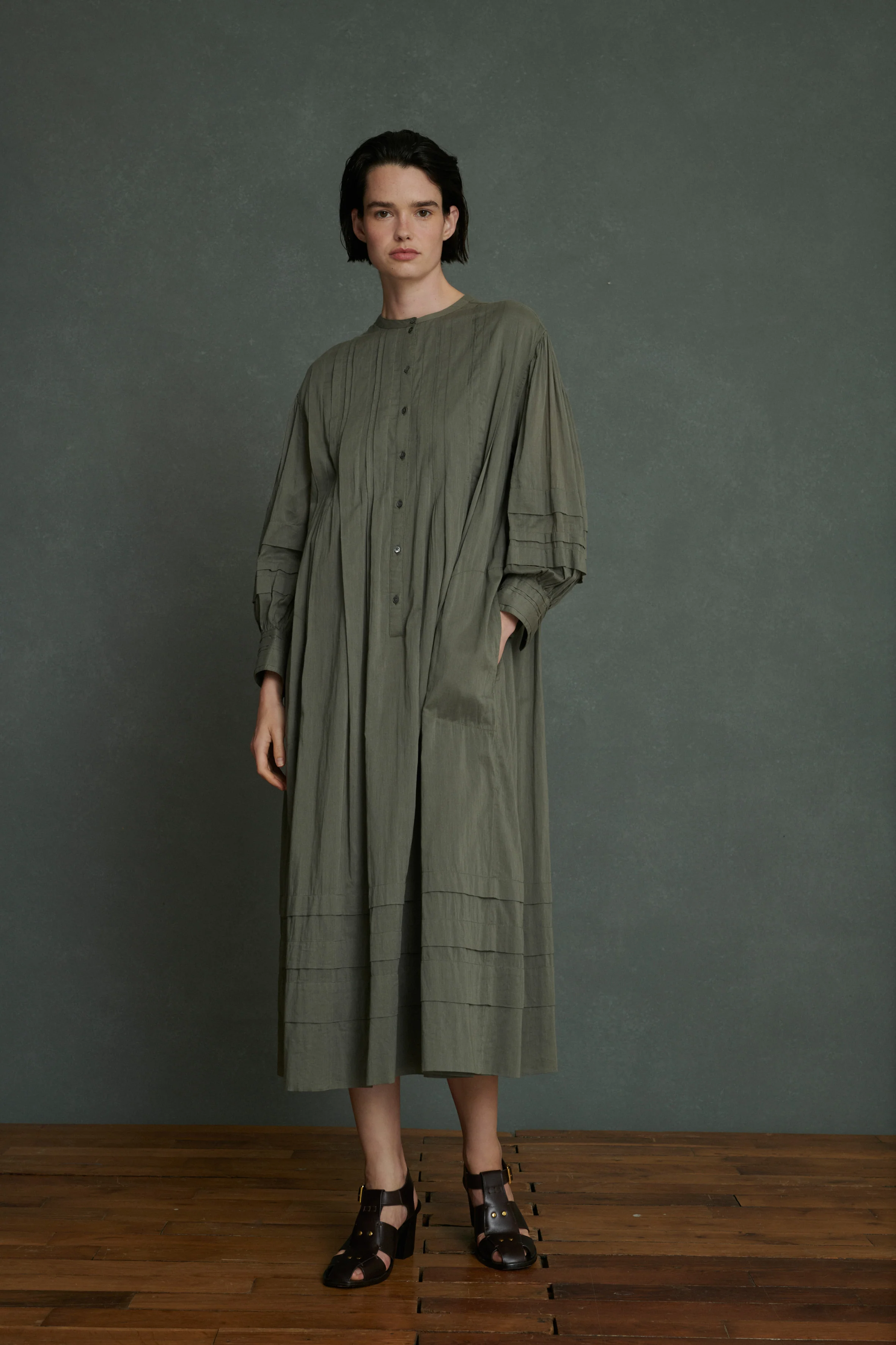 AMELIE GREEN DRESS