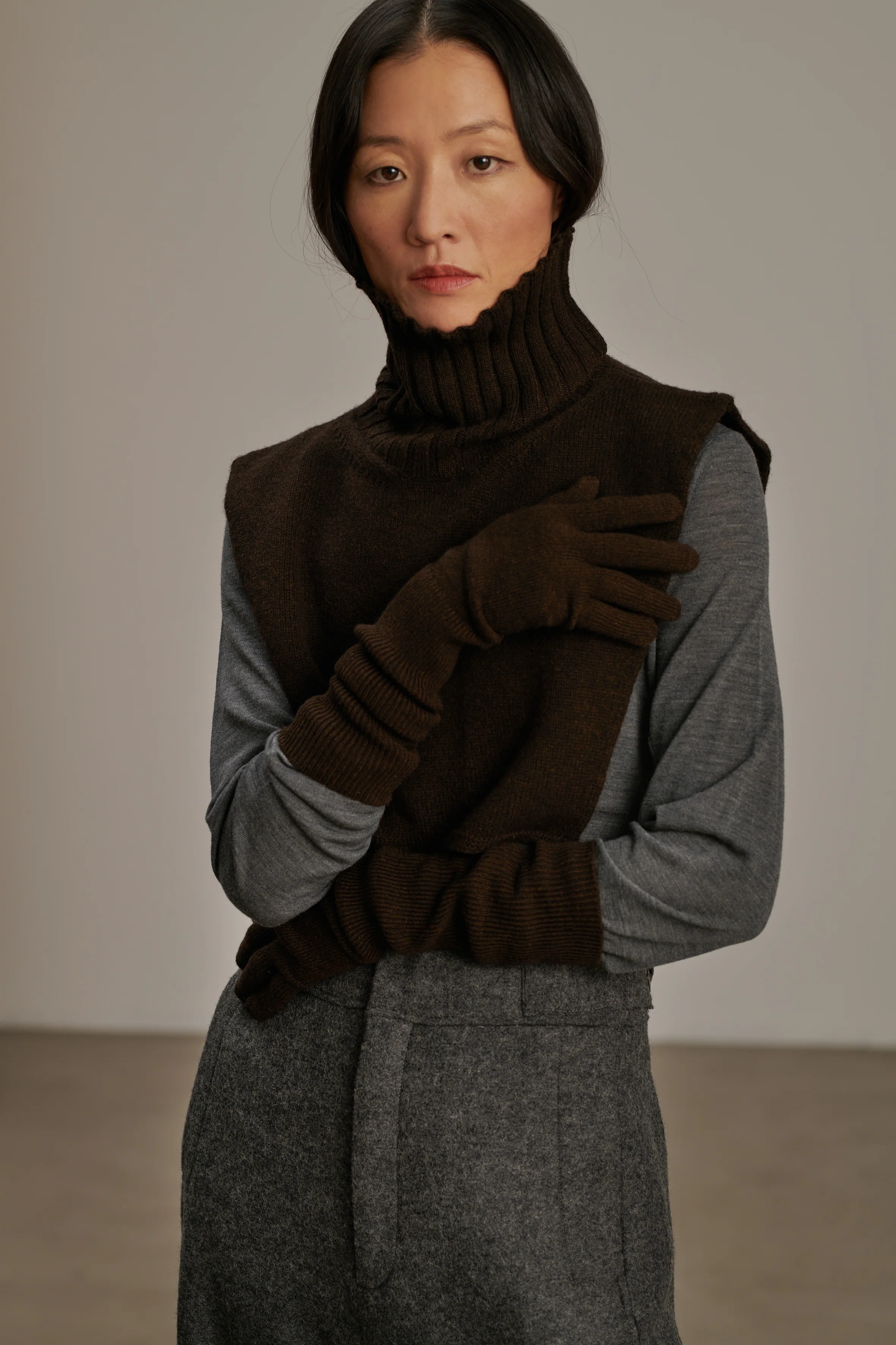 ORION BROWN SCARF