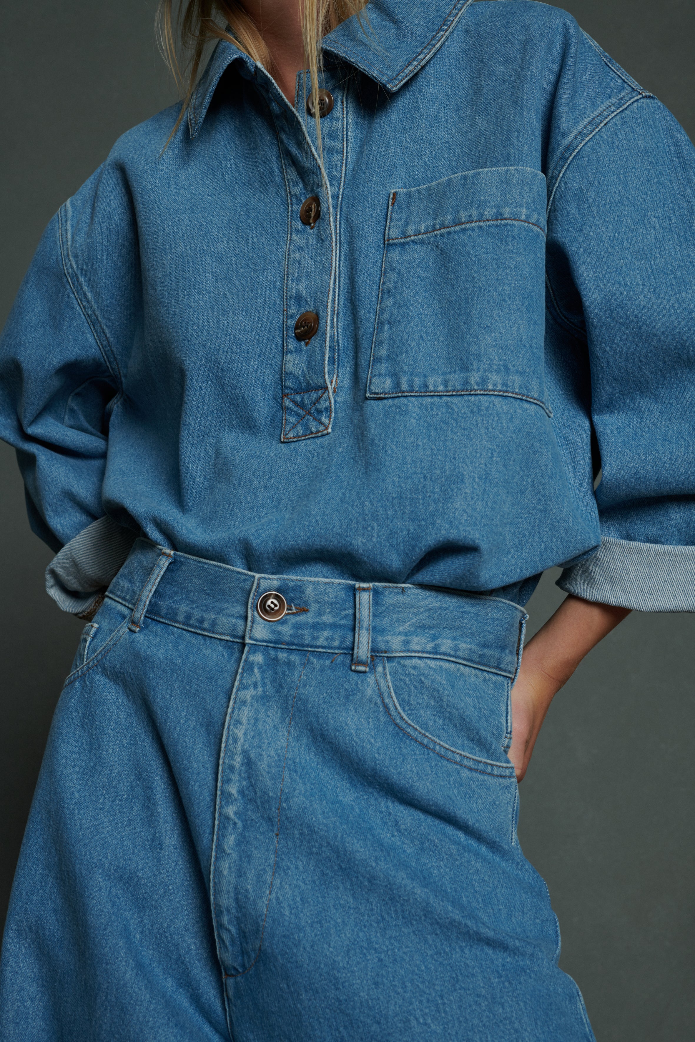 AUSTIN BLUE SHIRT