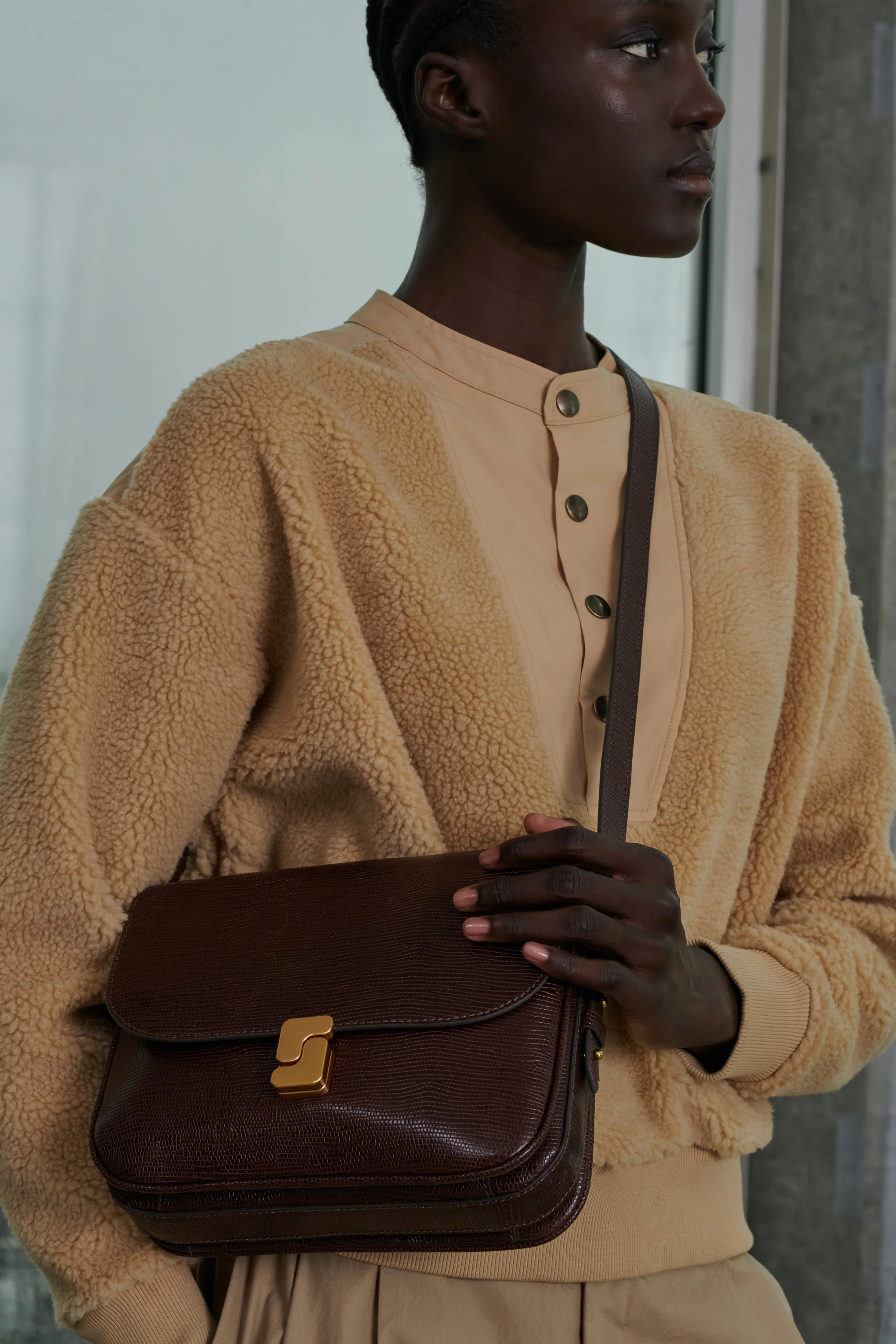BELLISSIMA BROWN MAXI BAG
