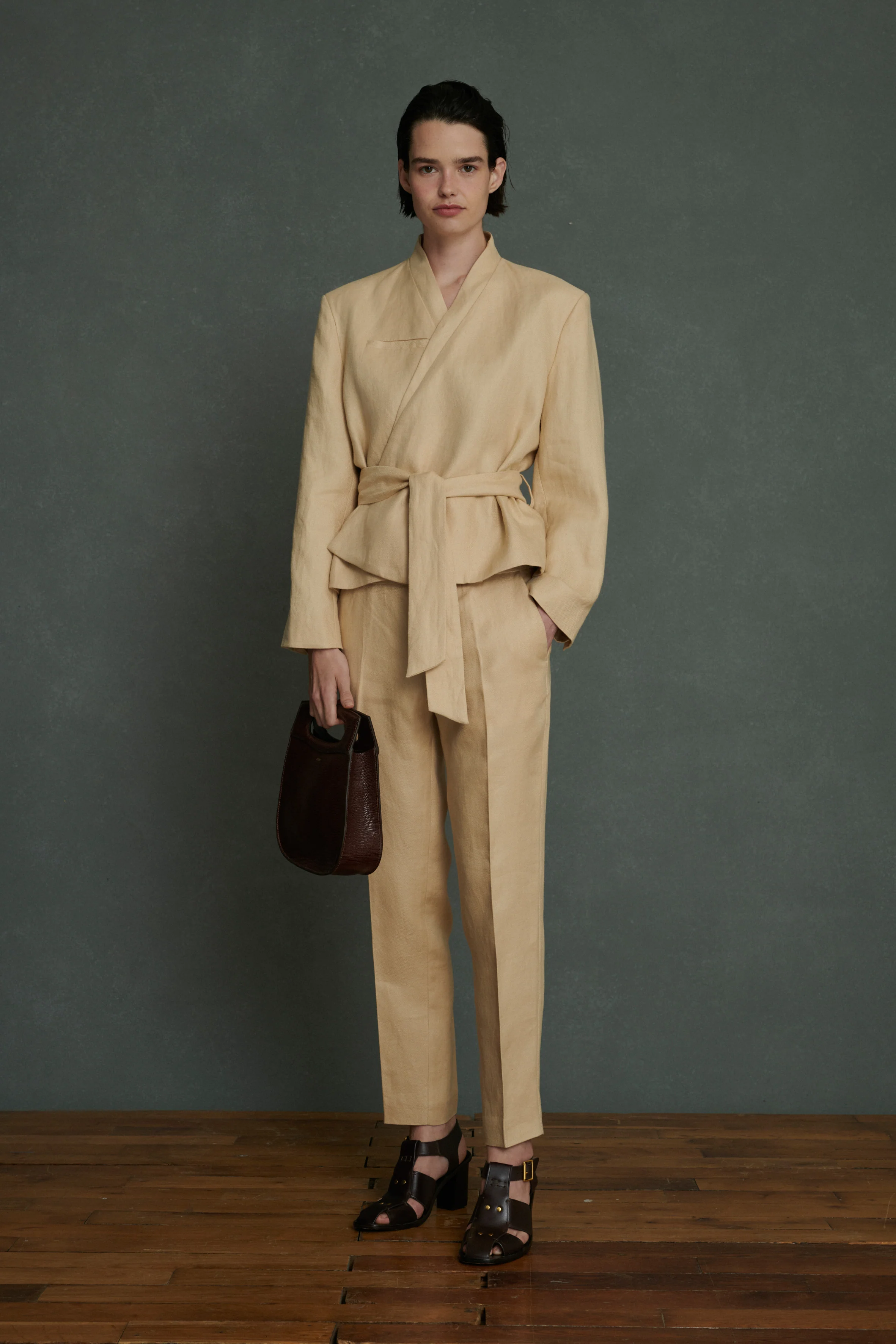 ADELE OFF-WHITE TROUSERS