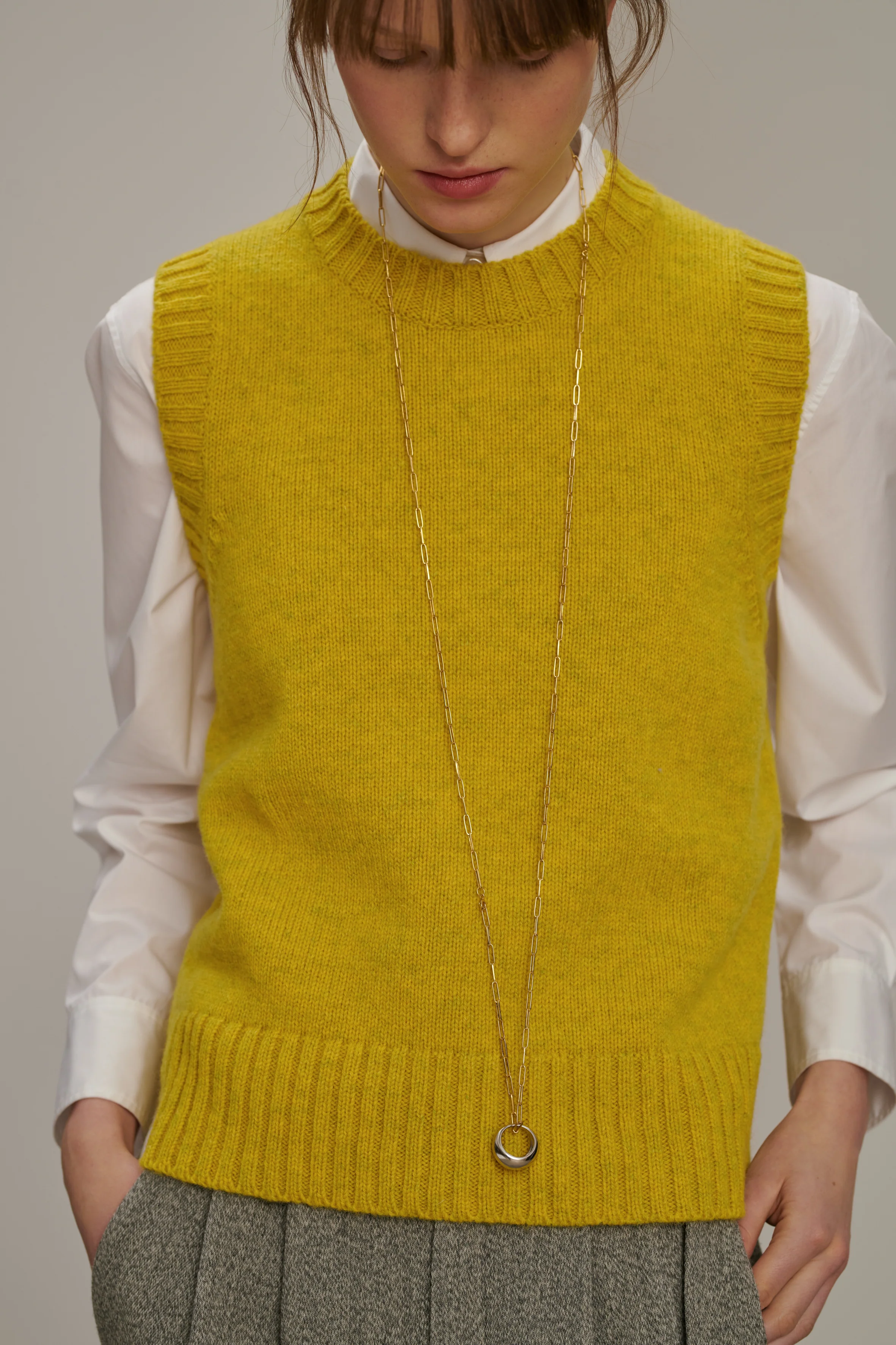 NAMASTE YELLOW JUMPER