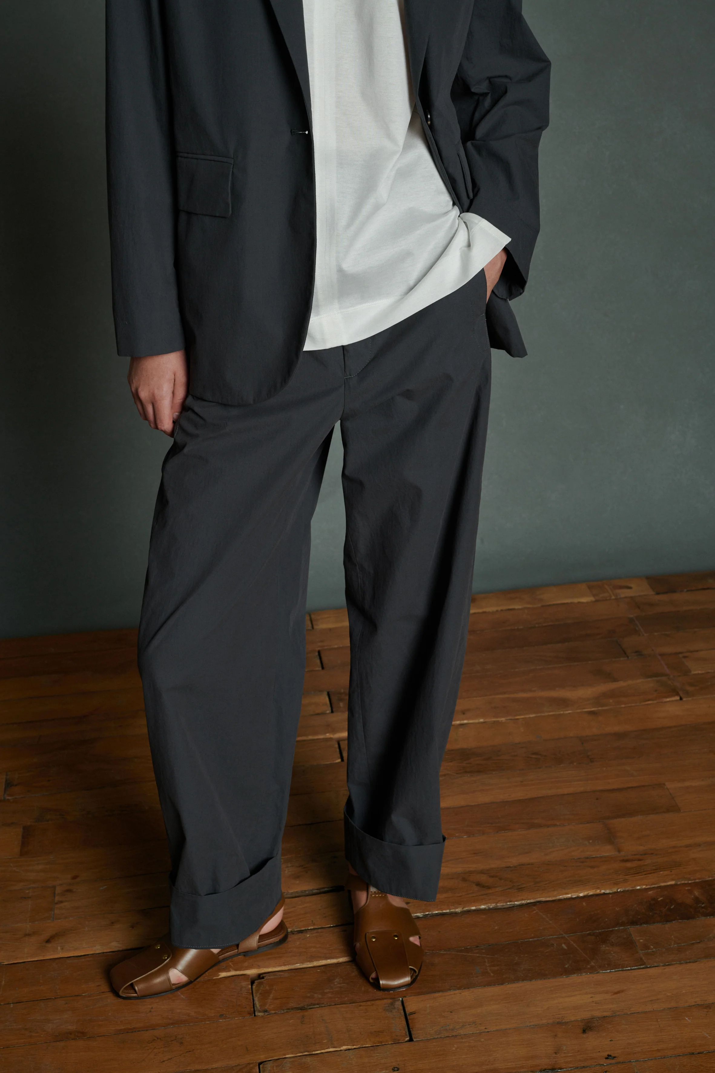 PRESTON GREY TROUSERS