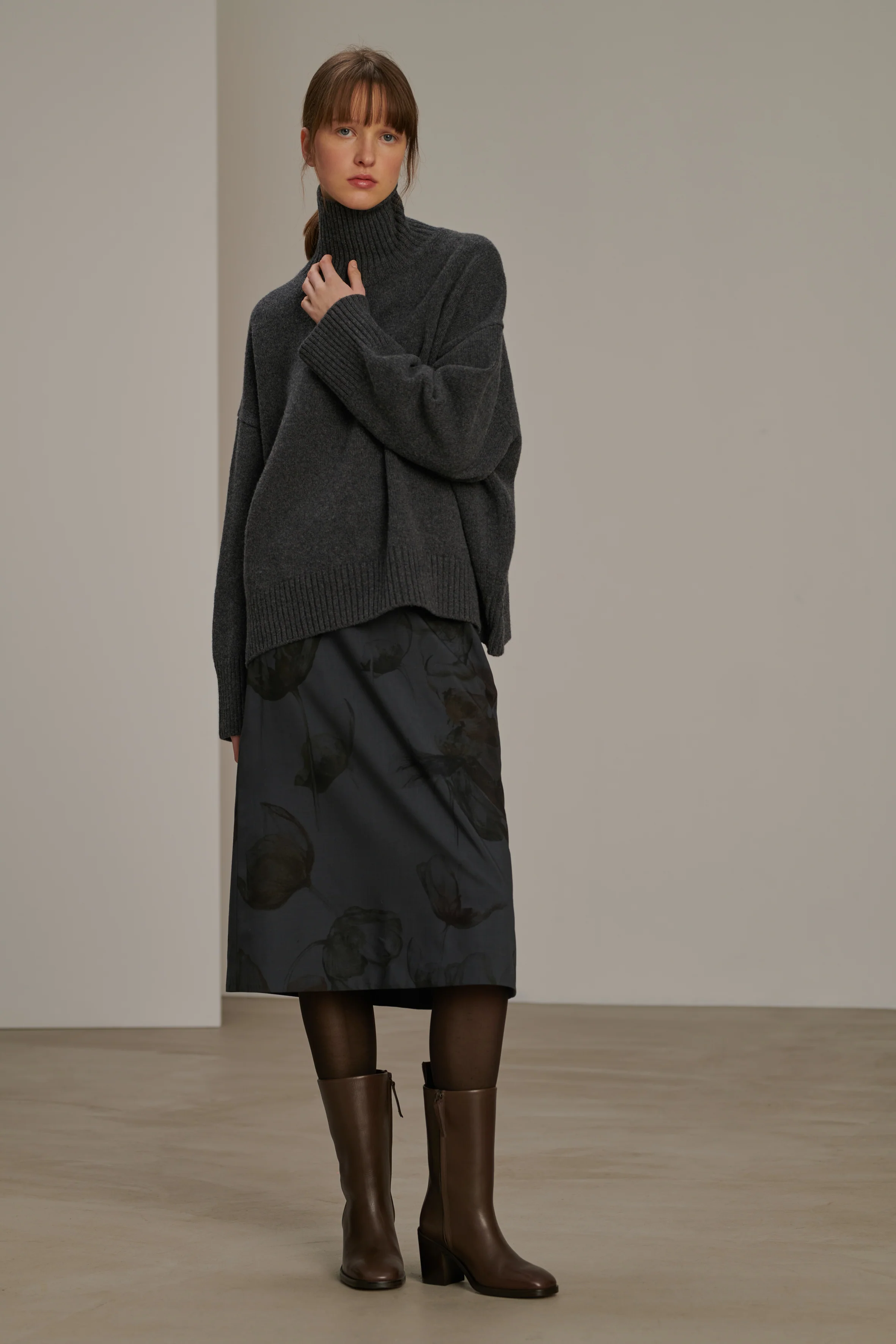 VALET GREY SKIRT