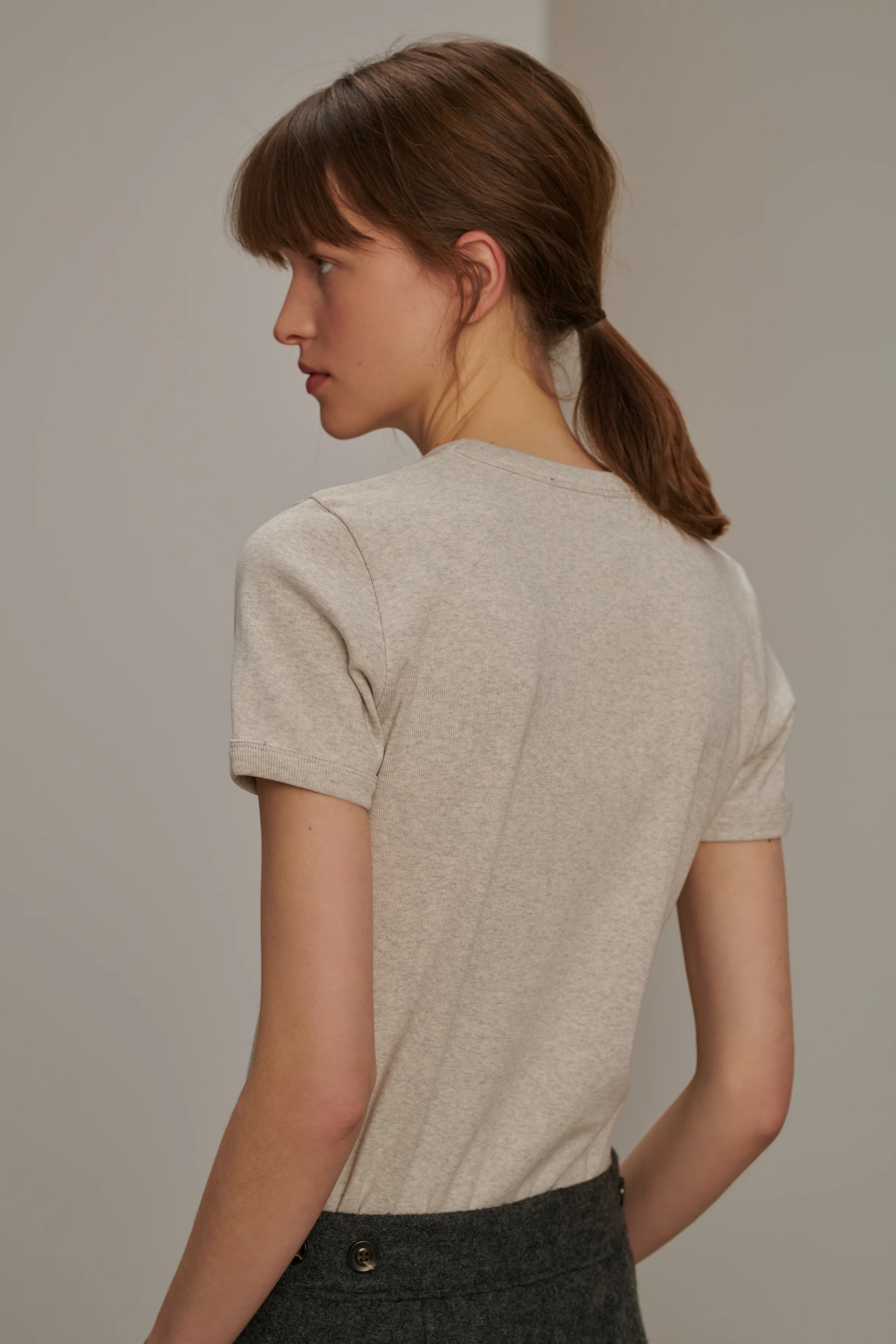 ARISTIDE GREY T-SHIRT