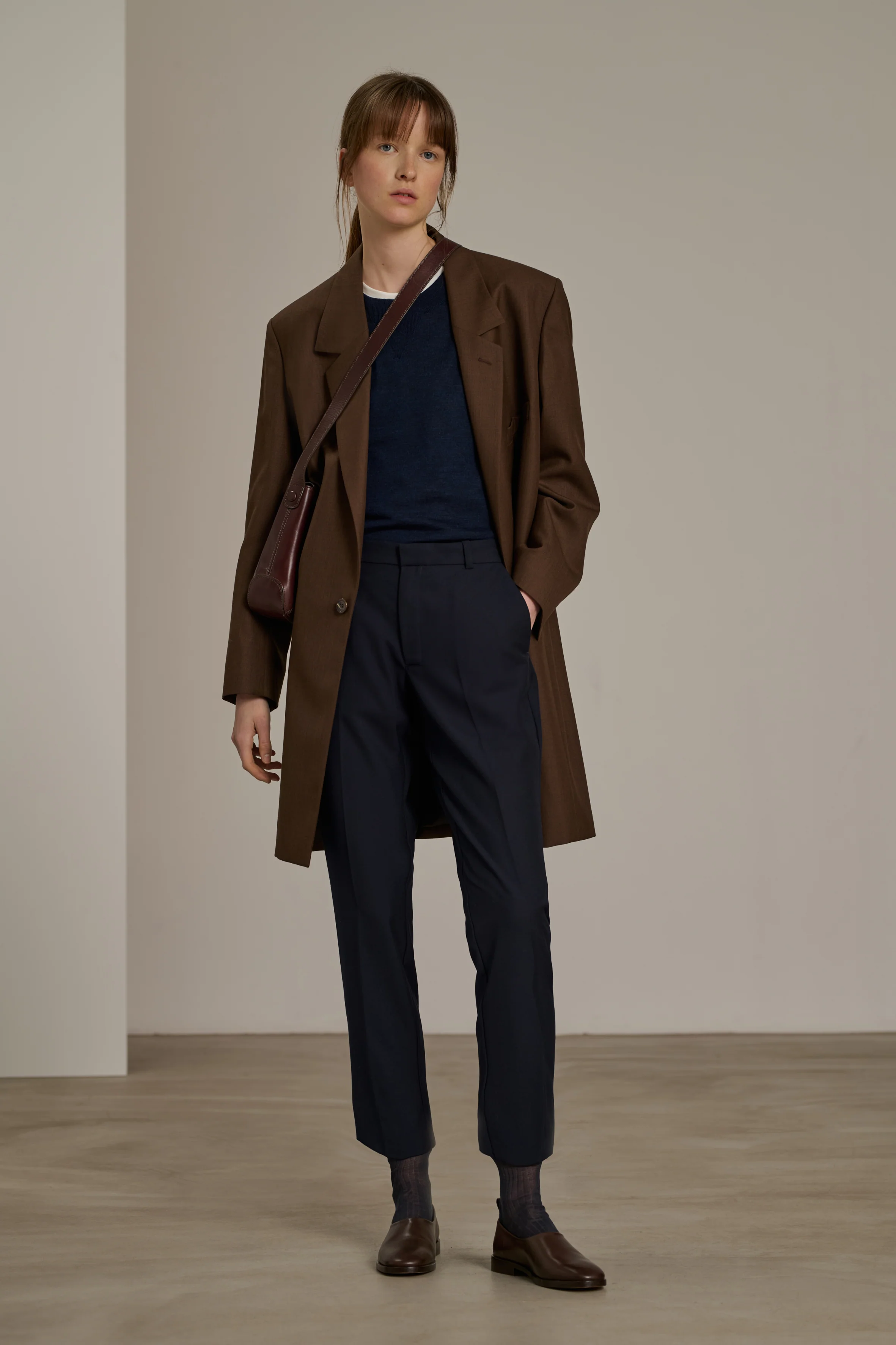 ADELE NAVY TROUSERS