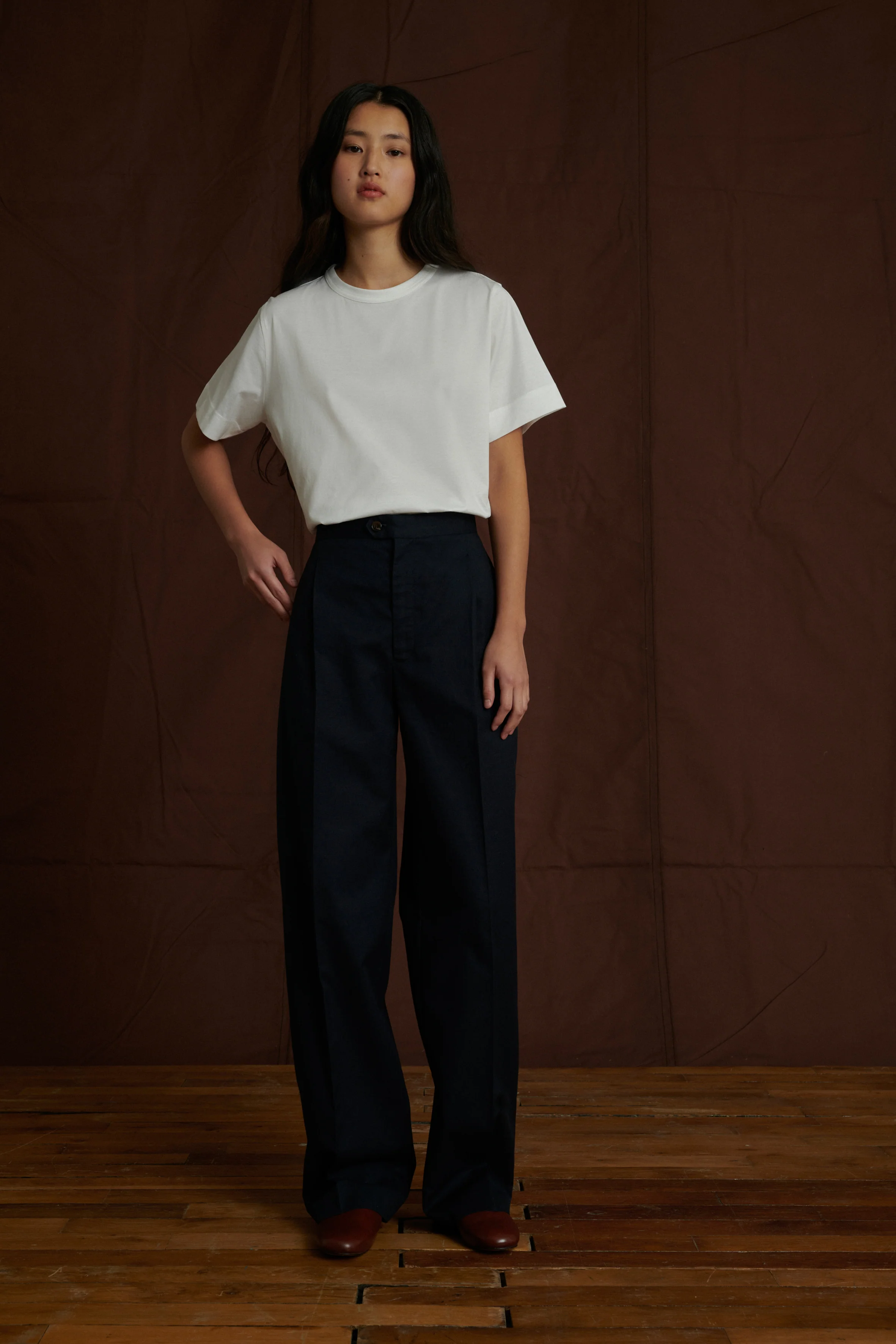 SULPICE NAVY TROUSERS