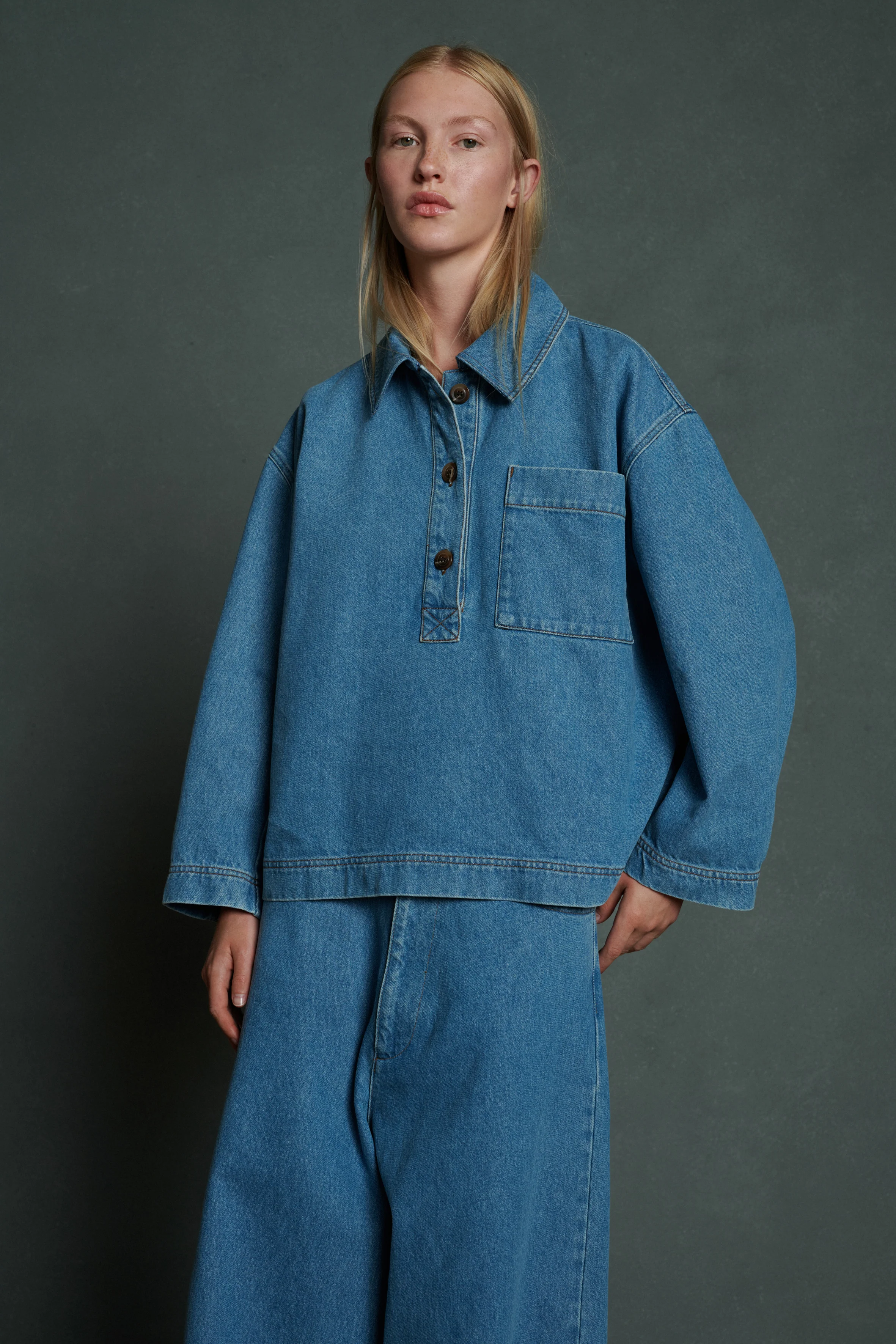 AUSTIN BLUE SHIRT