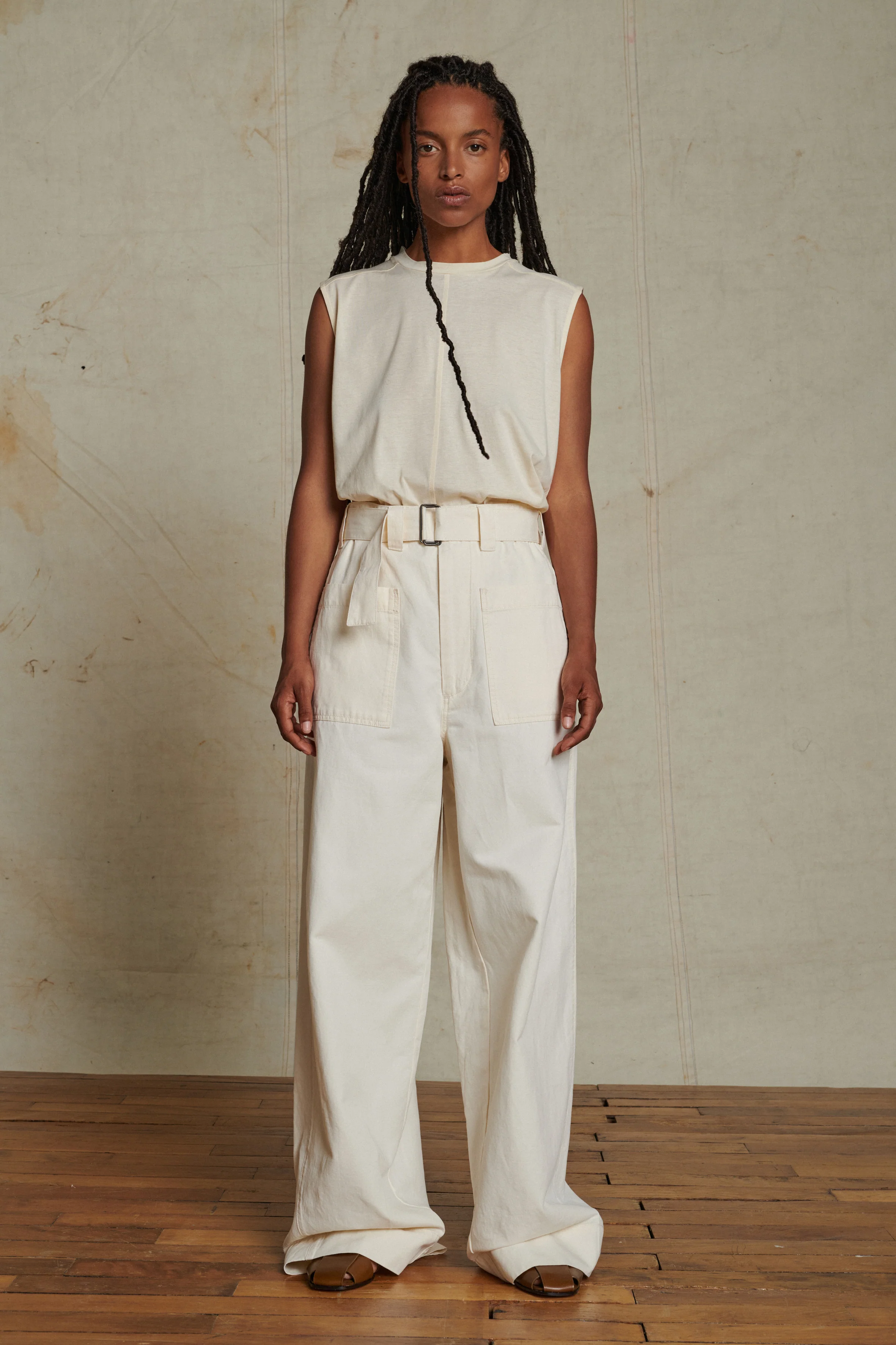 VAGABOND WHITE TROUSERS