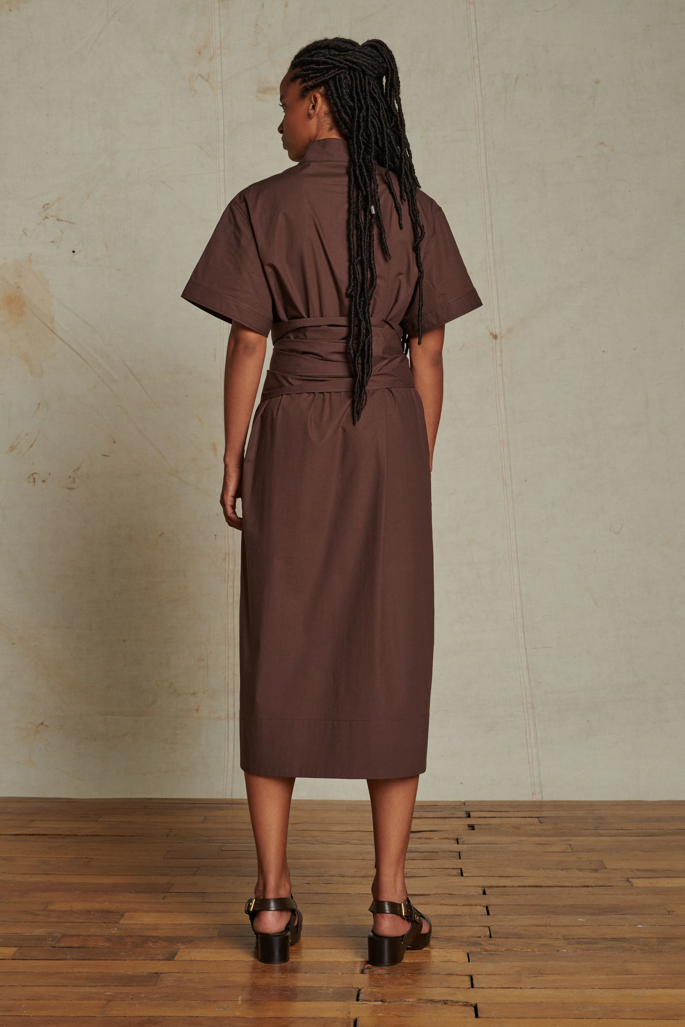 ANDORA BROWN DRESS
